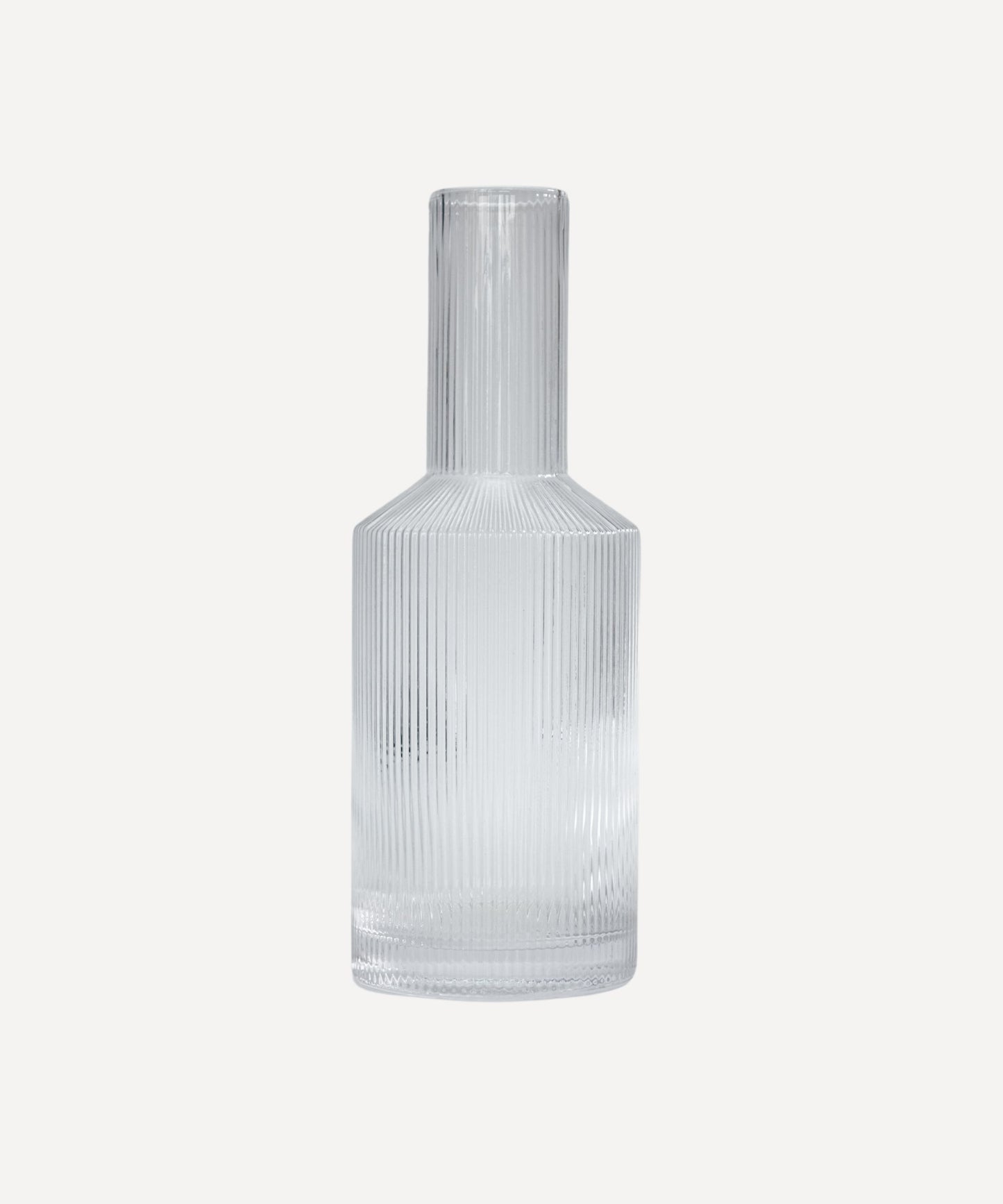 Reeded Vase / Carafe - Glass