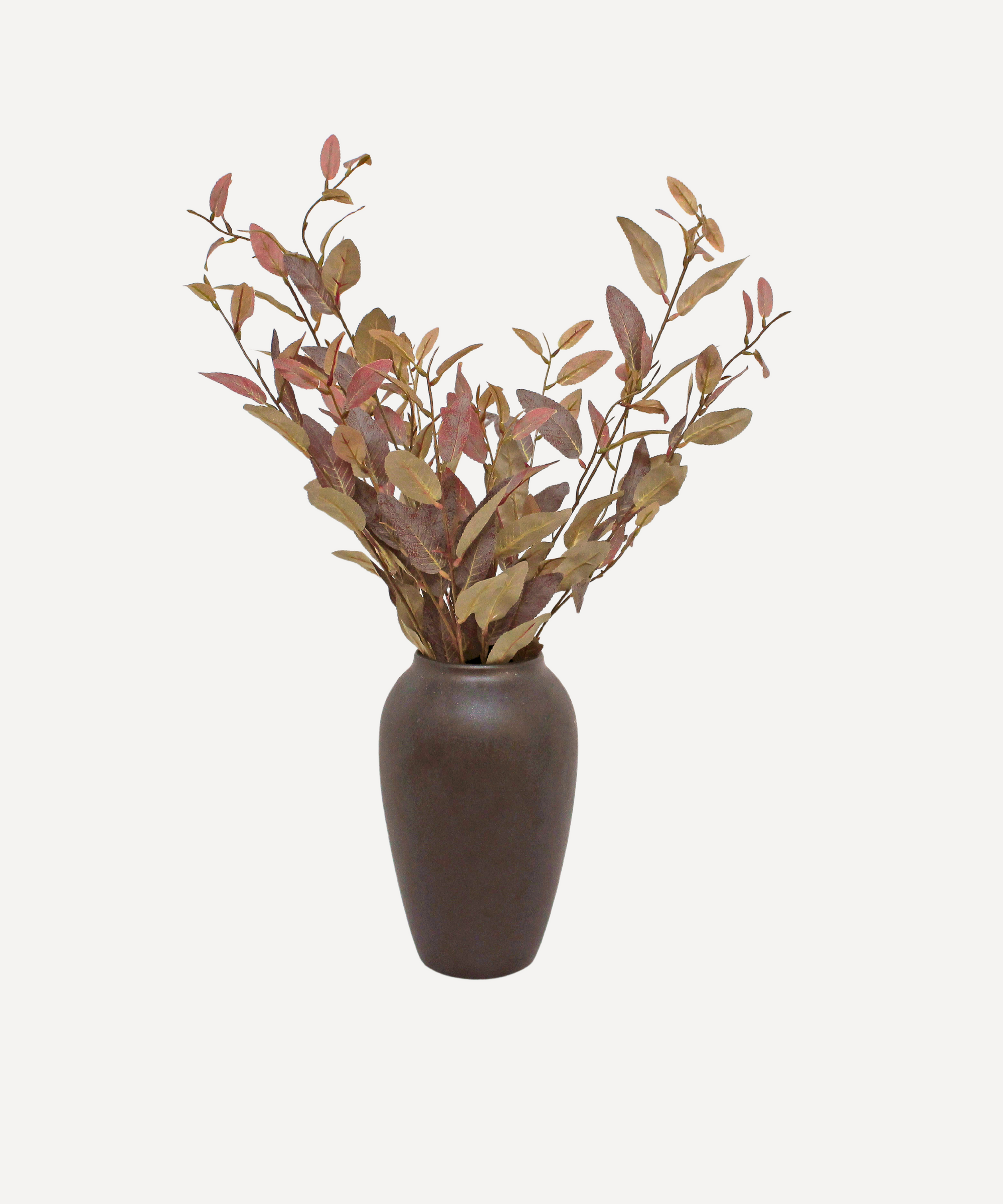Willow Eucalyptus - Faux Foliage Stems - Purple, Green, Auburn
