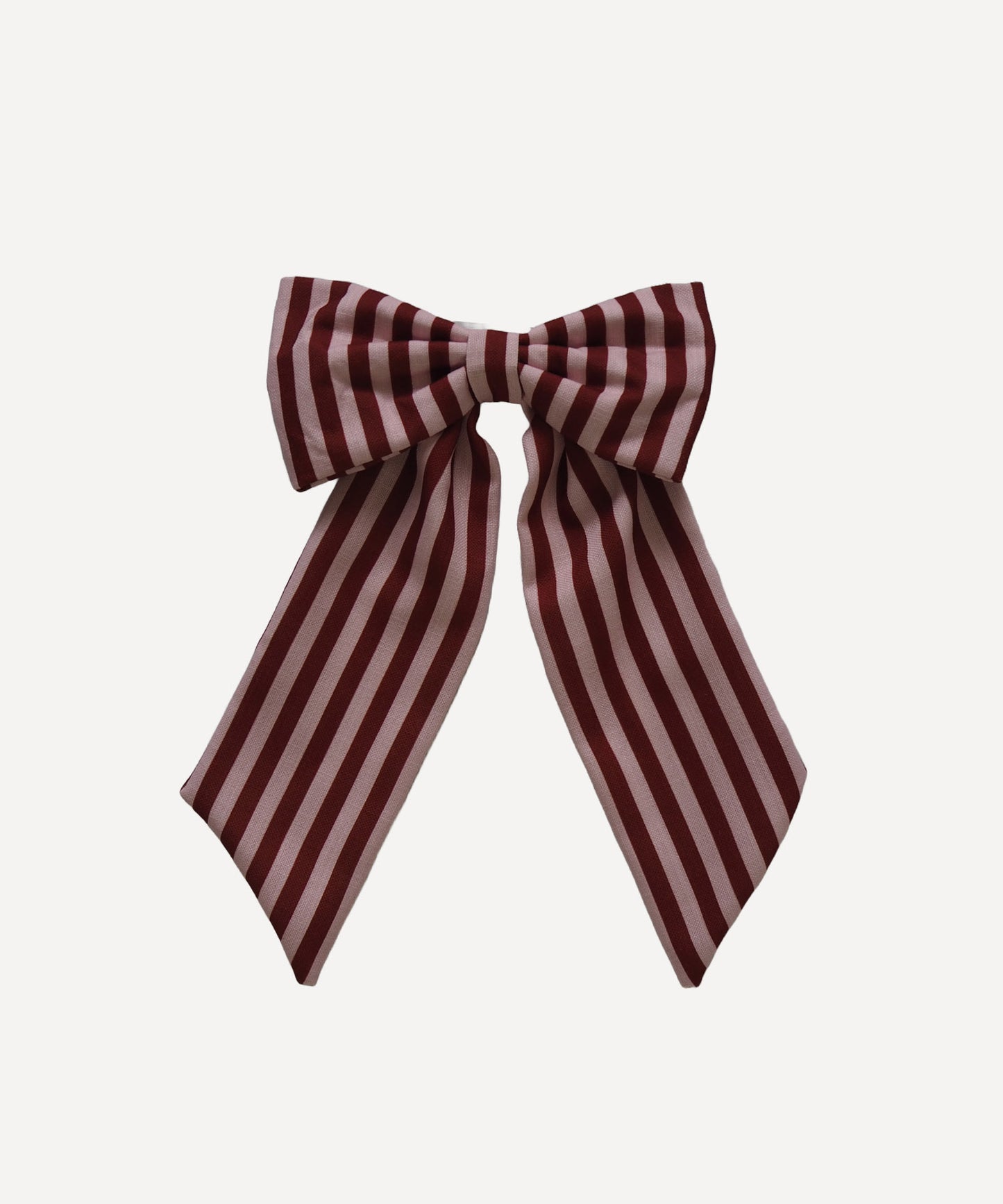 Christmas Bow - Baby Pink & Crimson