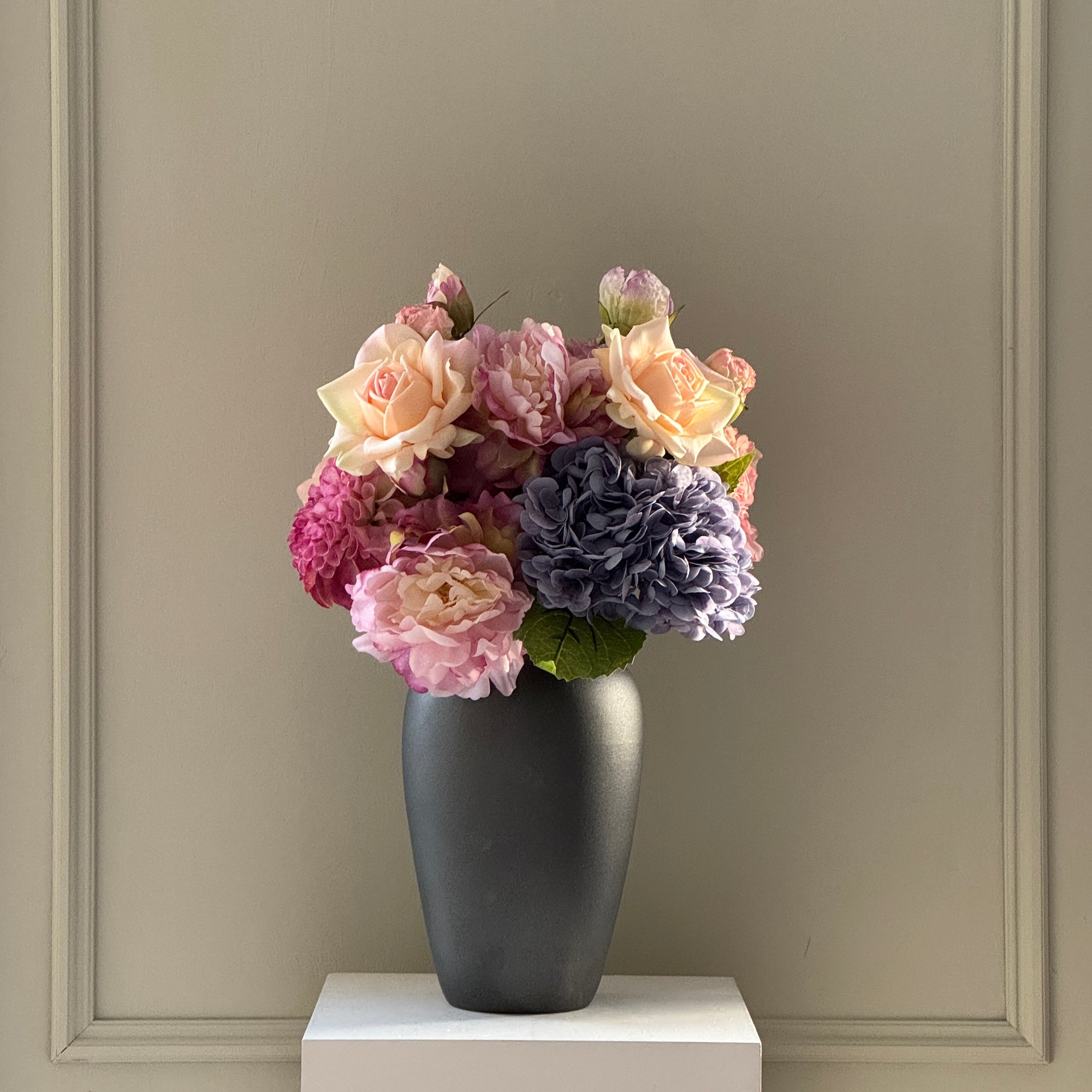 Margot - Faux Flower Arrangement - Soft Pinks & Purples