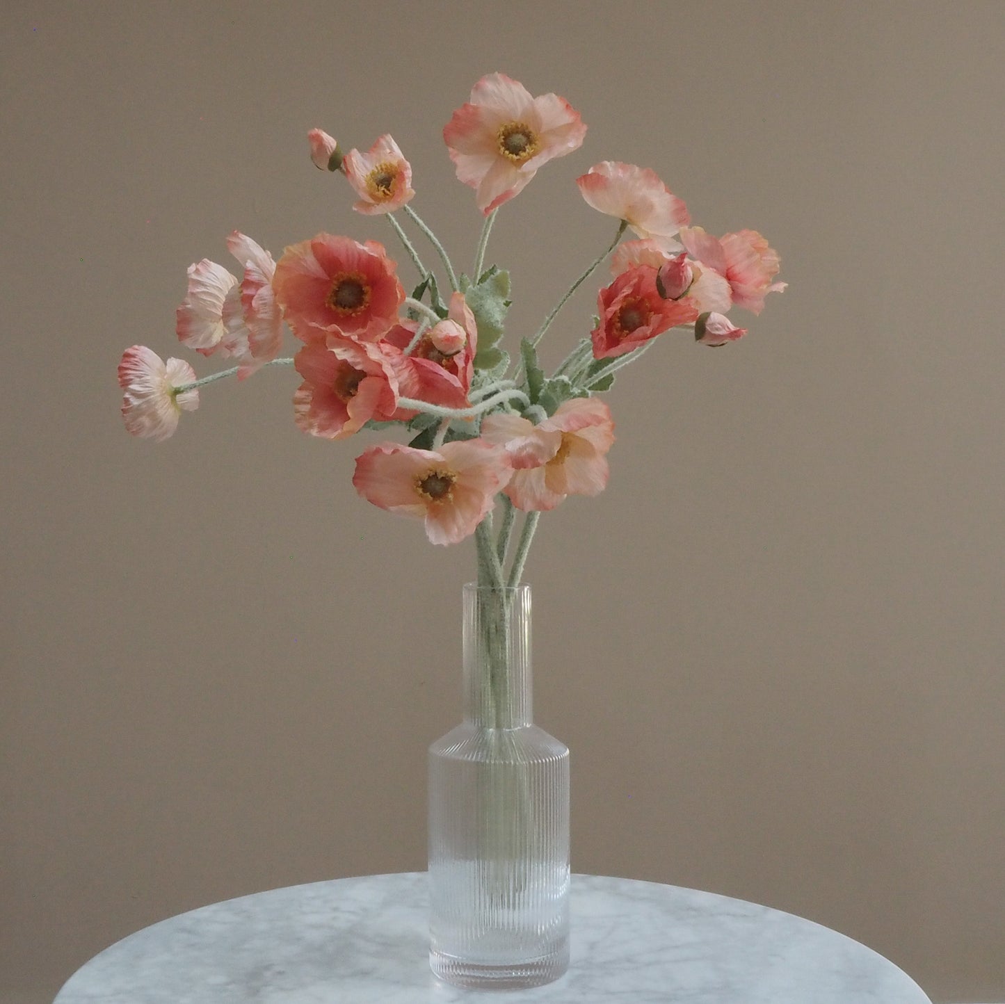 Reeded Vase / Carafe - Glass
