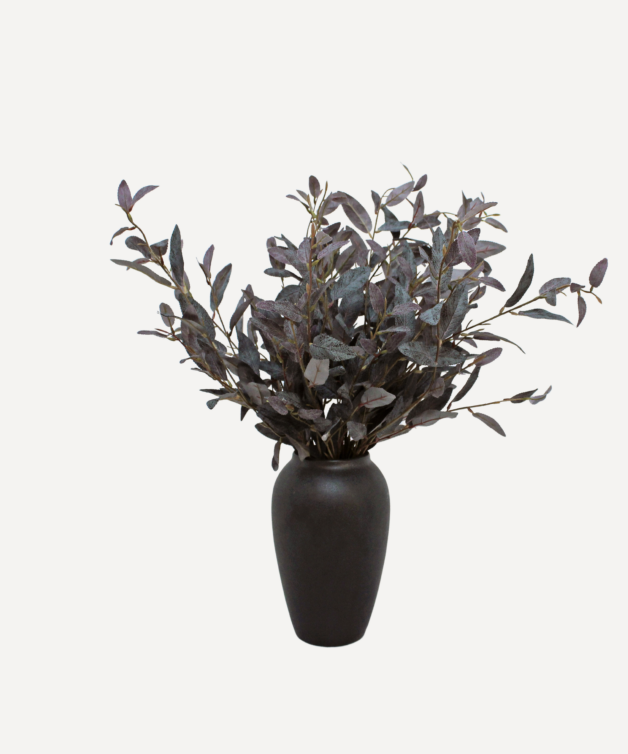 Willow Eucalyptus - Faux Foliage Stems - Purple, Green, Auburn