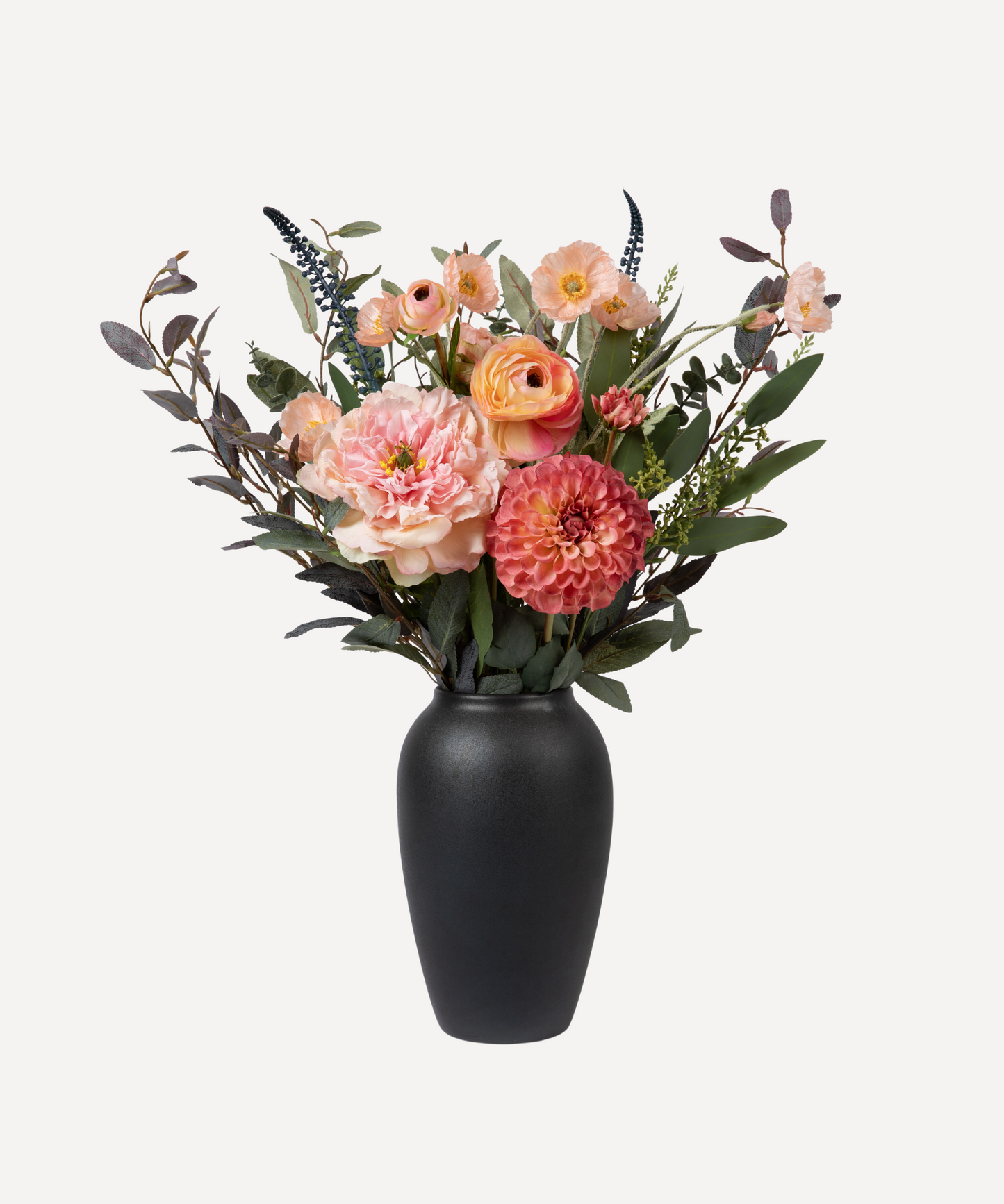 Faux Flower Arrangements - The Lena - Pinks & Greens