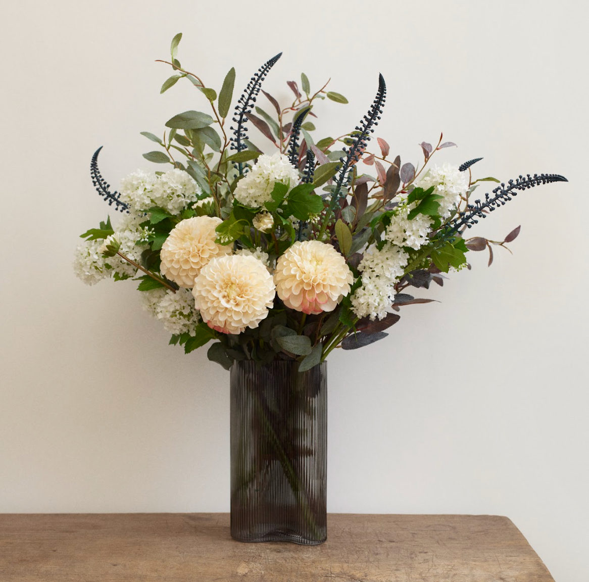 faux floral arrangements