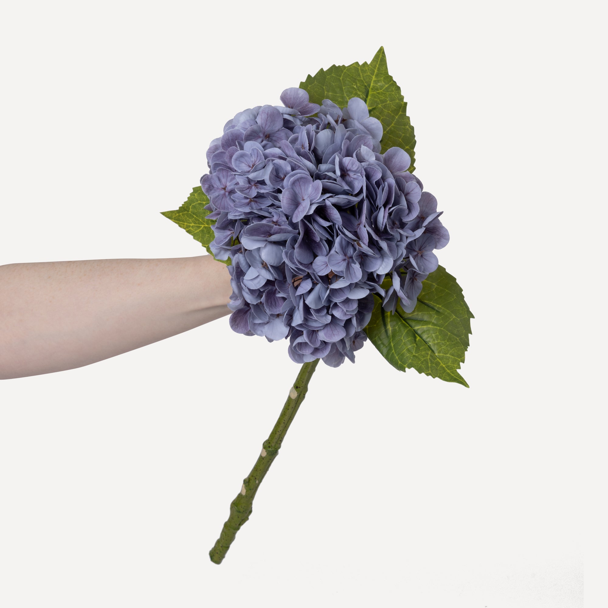 Hydrangeas - Faux Flower Stems - White, Light Green, Lavender, Blue, Green