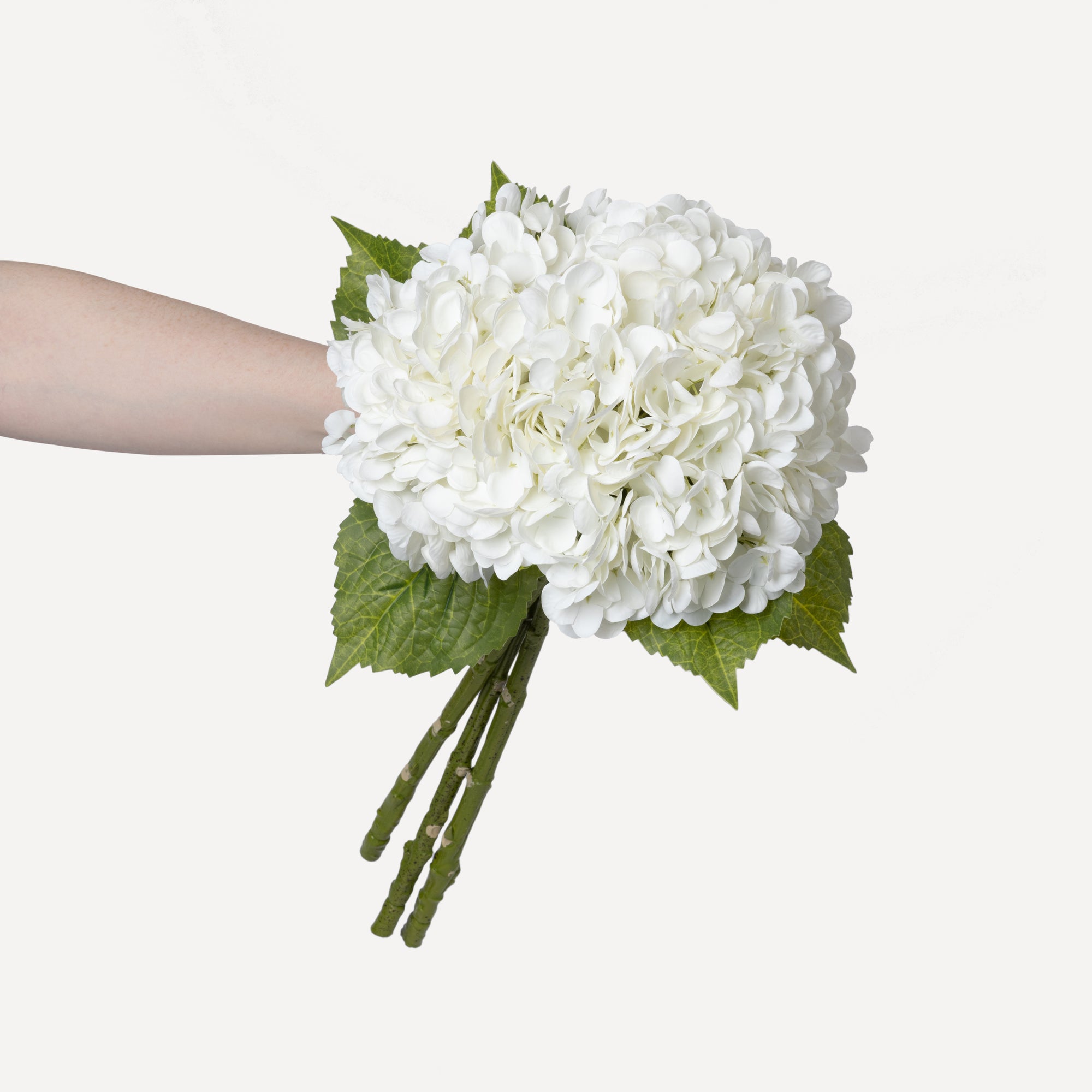 Hydrangeas - Faux Flower Stems - White, Light Green, Lavender, Blue, Green