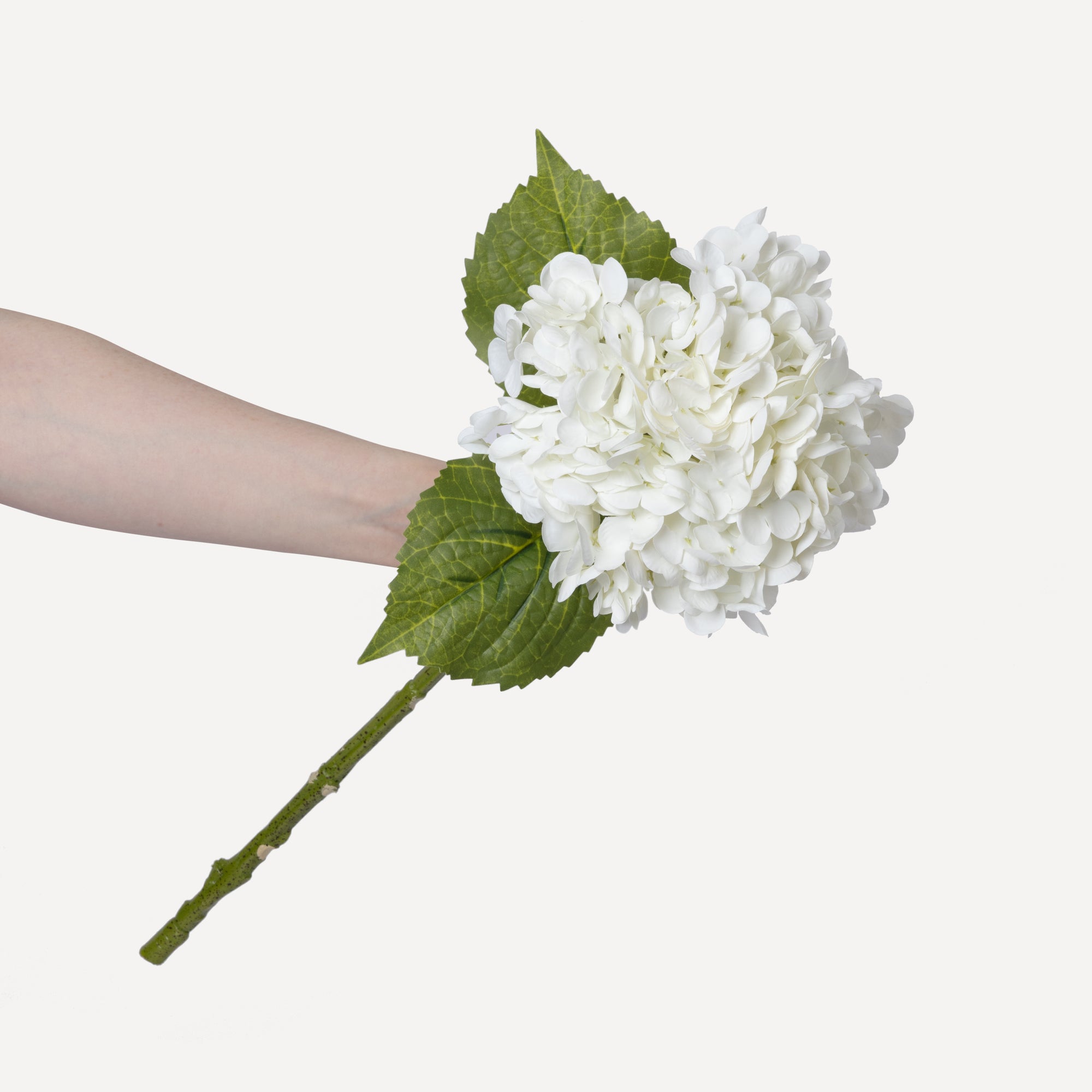 Hydrangeas - Faux Flower Stems - White, Light Green, Lavender, Blue, Green