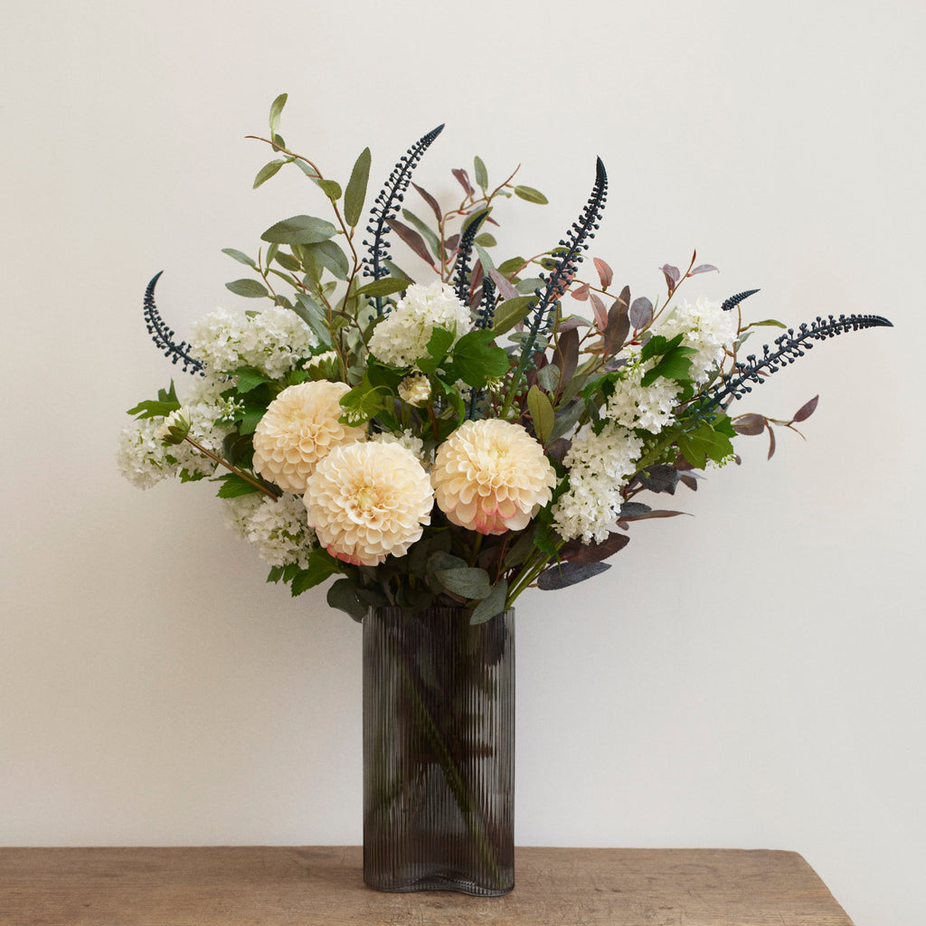 Eva - Faux Flower Arrangement - Whites & Greens