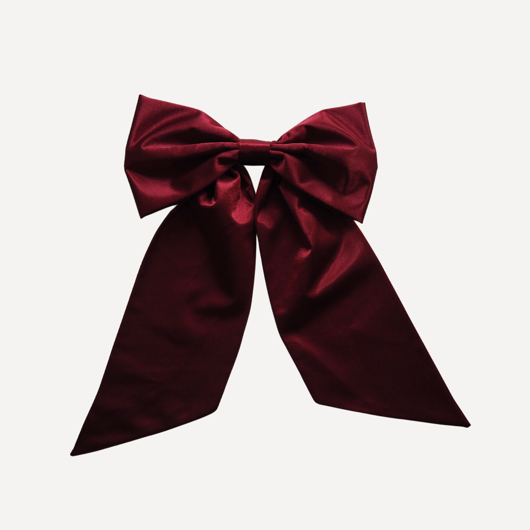 Christmas Bow - Deep Red