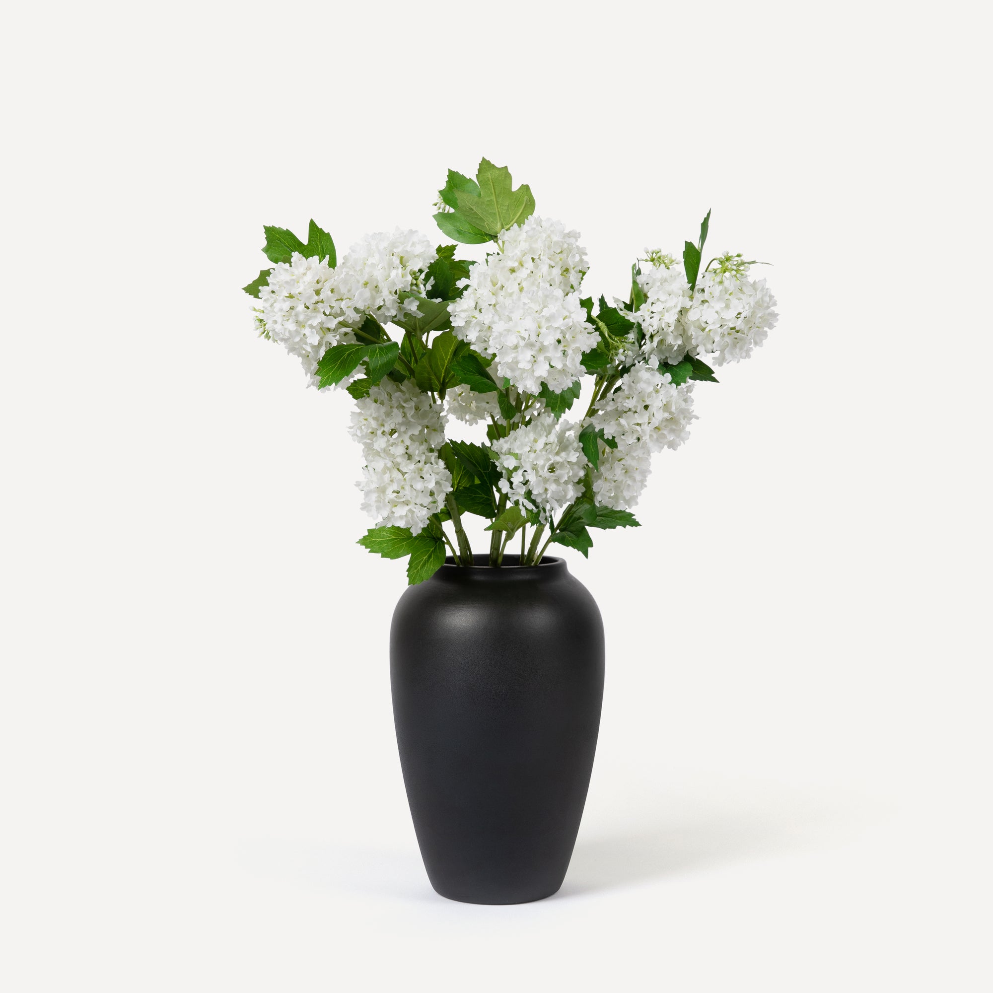 Small Hydrangeas - Faux Flower Stems - Green, Light Green, White
