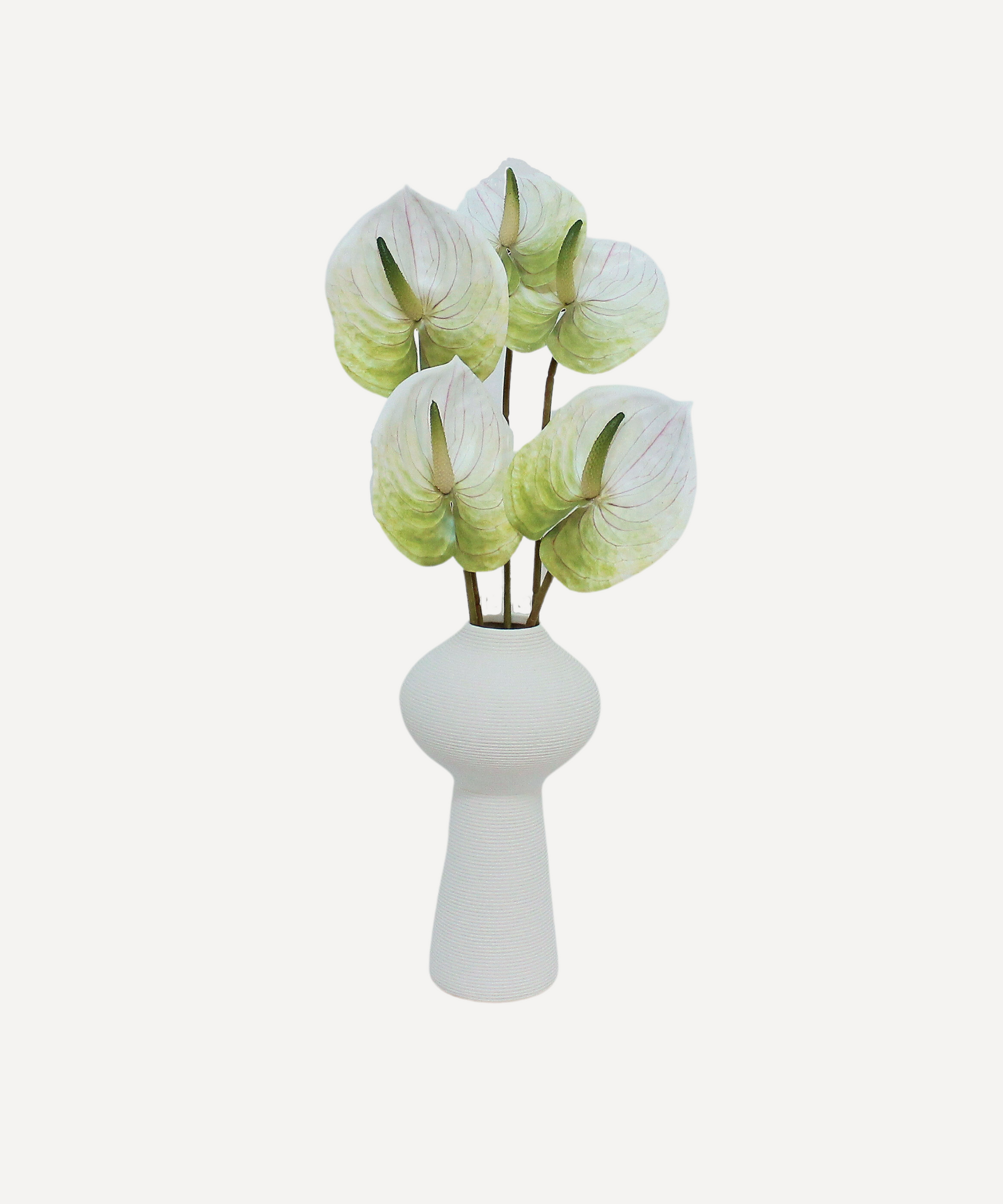 Anthuriums - Faux Flower Stems - Red, Merlot, Green White