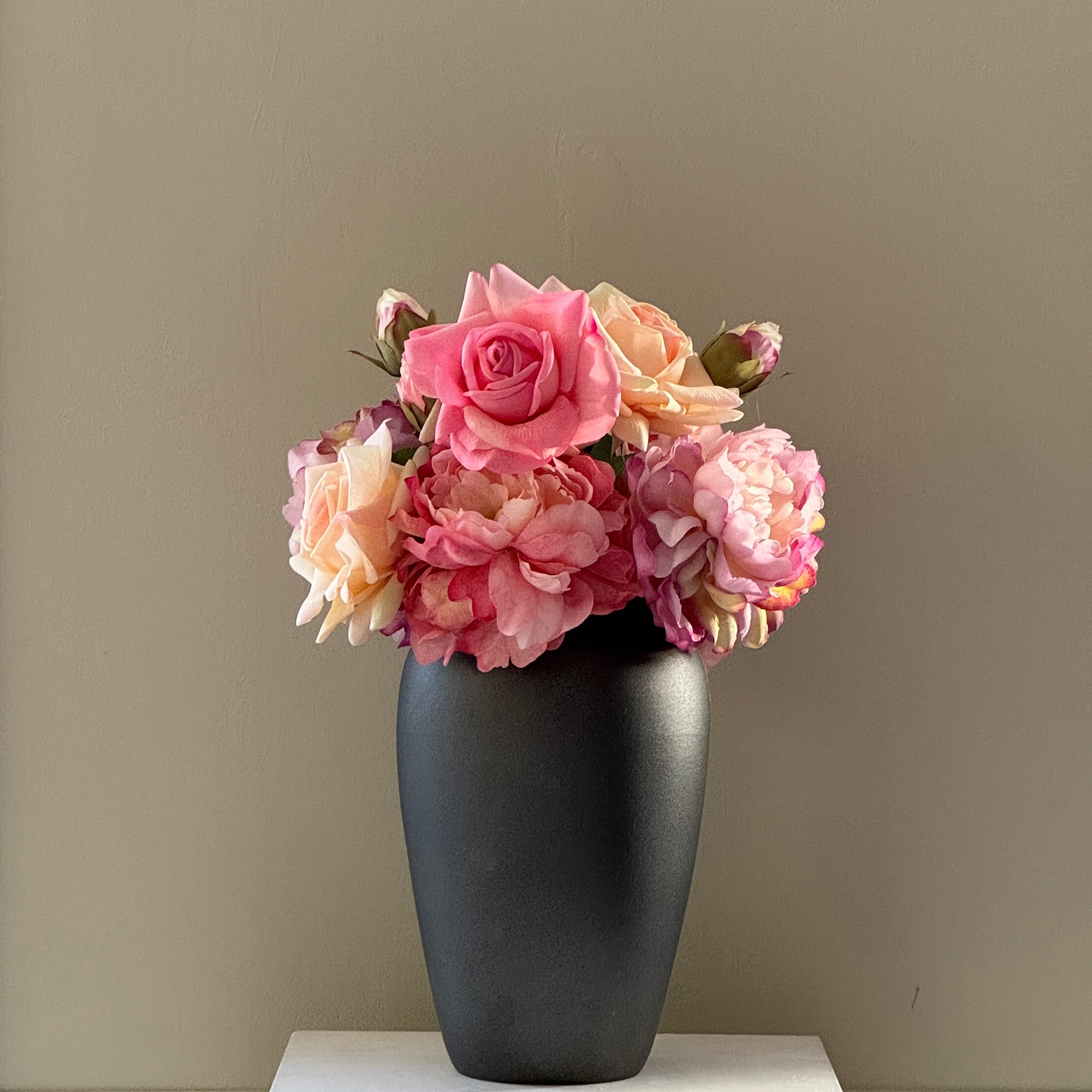 Allegra - Faux Flower Arrangement - Soft Pinks & Purples