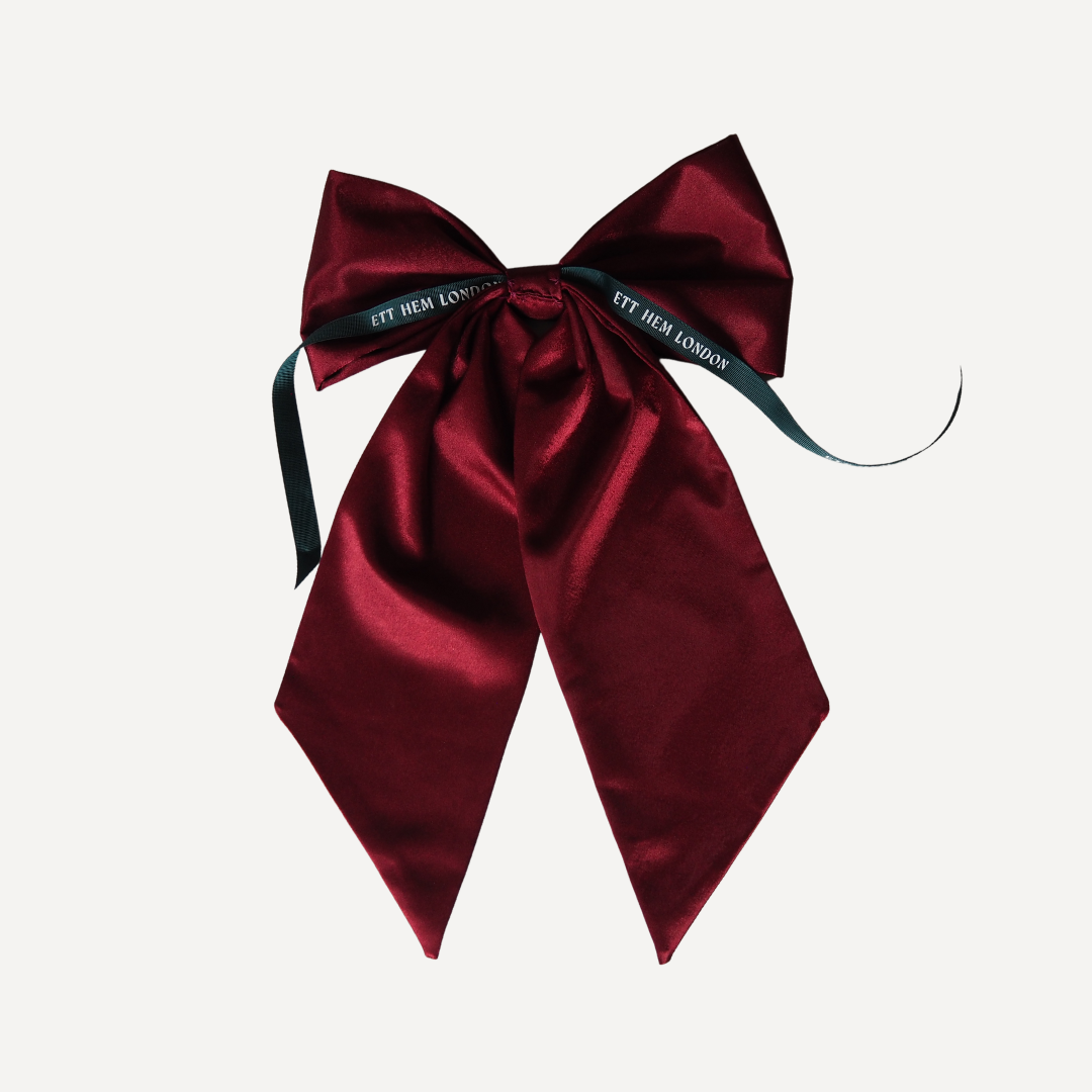 Christmas Bow - Deep Red