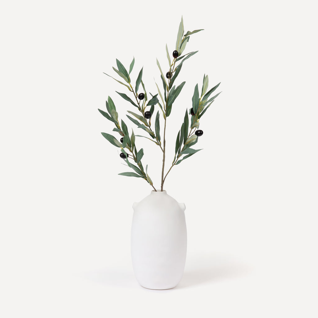 Olive Branches - Faux Foliage Stems - Tea, Forest