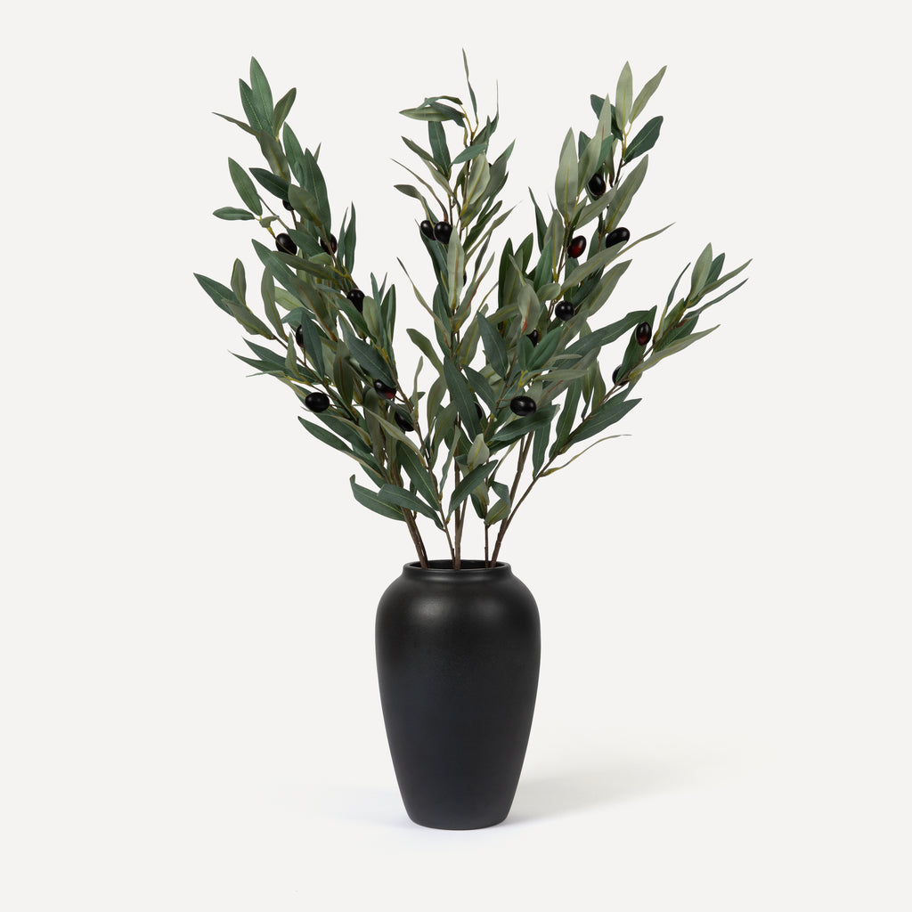 Olive Branches - Faux Foliage Stems - Tea, Forest