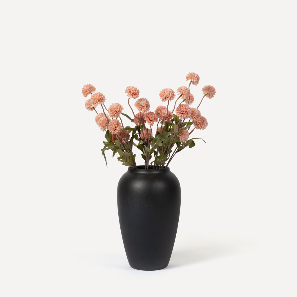 Globe Chrysanthemums - Faux Flower Stems - White, Blush, Rouge