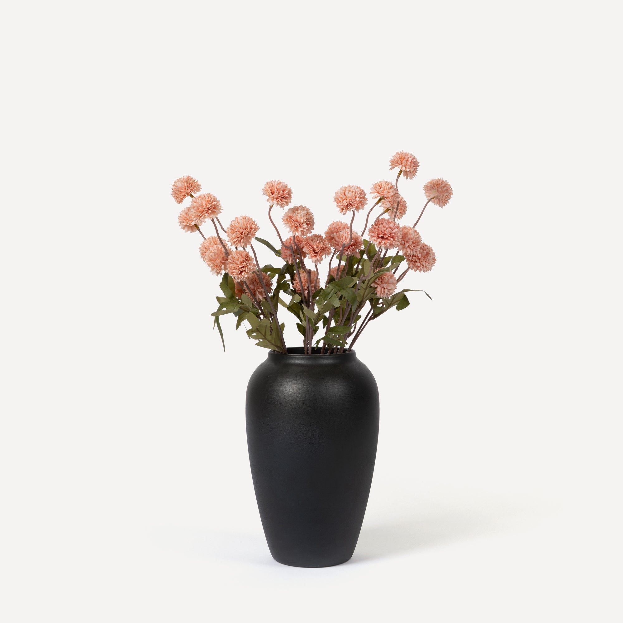 Globe Chrysanthemums - Faux Flower Stems - White, Blush, Rouge