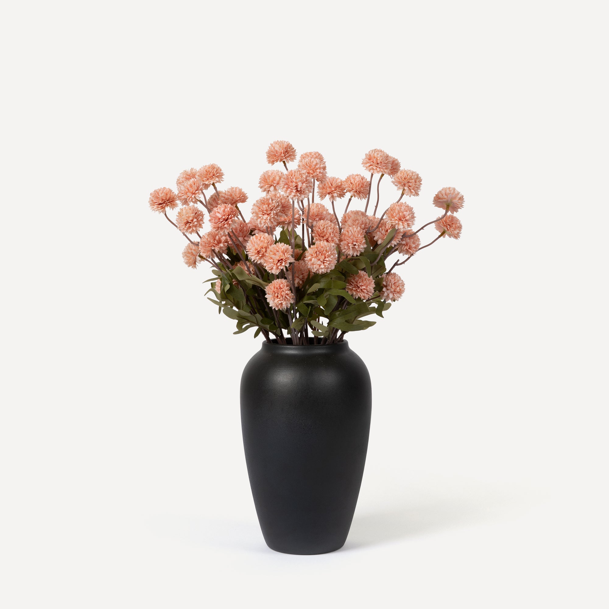 Globe Chrysanthemums - Faux Flower Stems - White, Blush, Rouge
