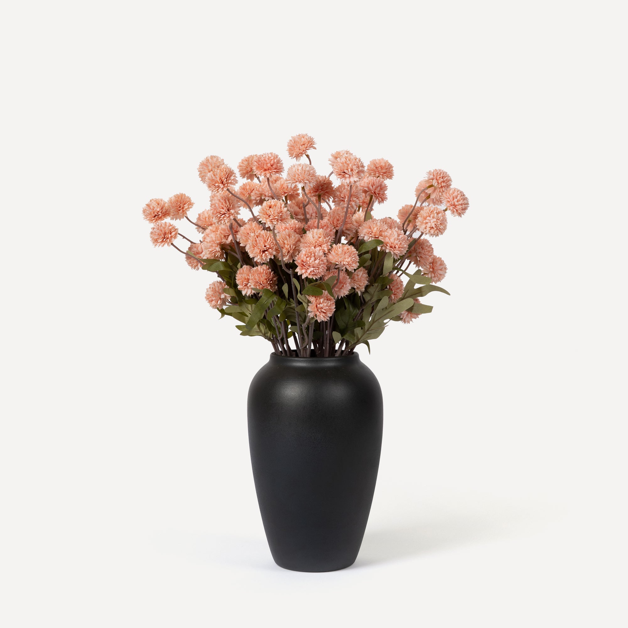 Globe Chrysanthemums - Faux Flower Stems - White, Blush, Rouge