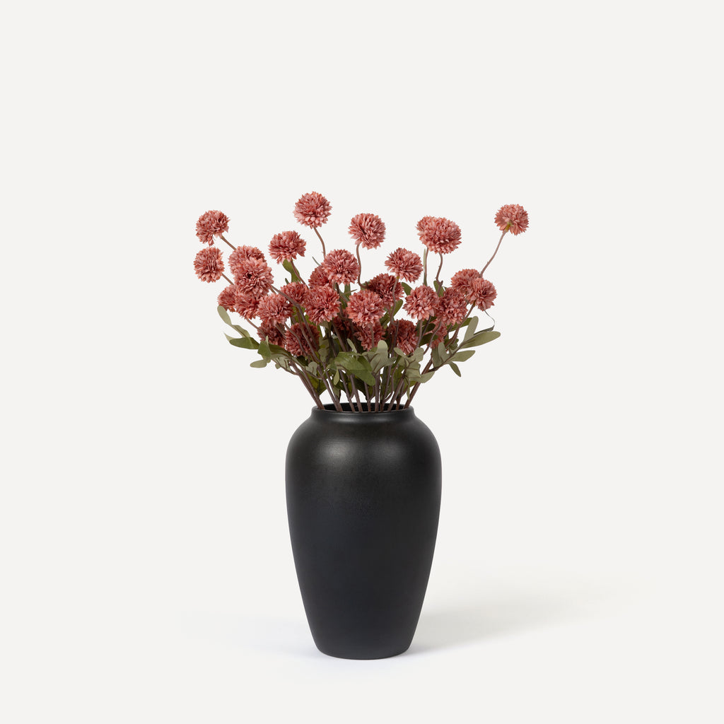 Globe Chrysanthemums - Faux Flower Stems - White, Blush, Rouge