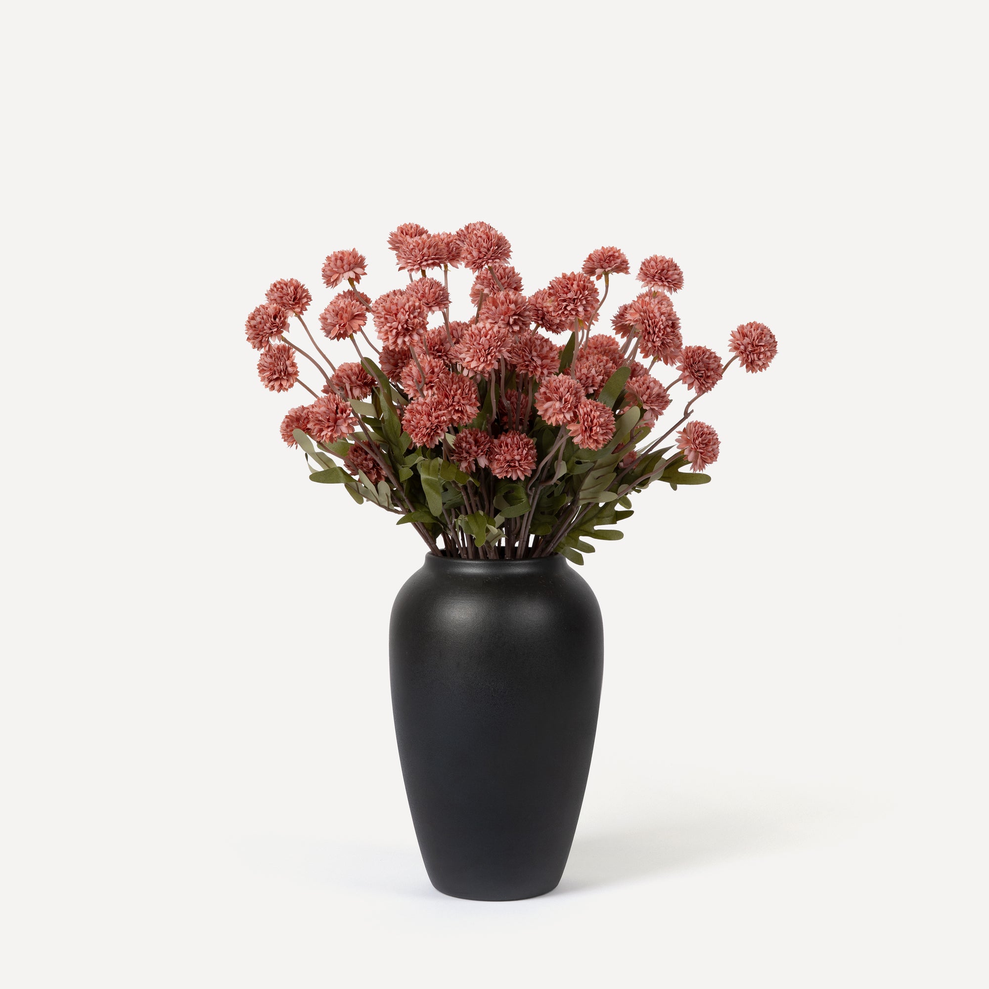 Globe Chrysanthemums - Faux Flower Stems - White, Blush, Rouge