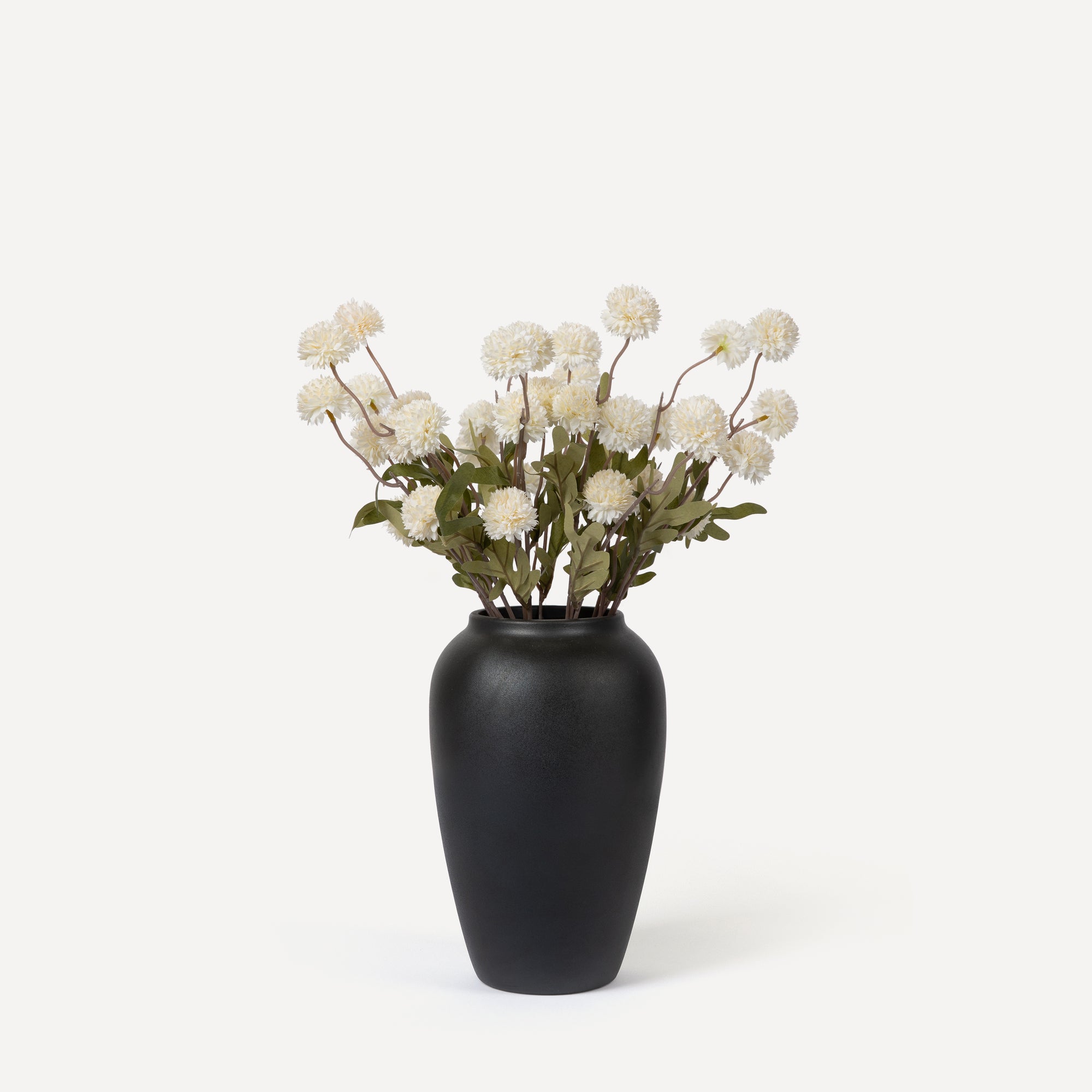 Globe Chrysanthemums - Faux Flower Stems - White, Blush, Rouge
