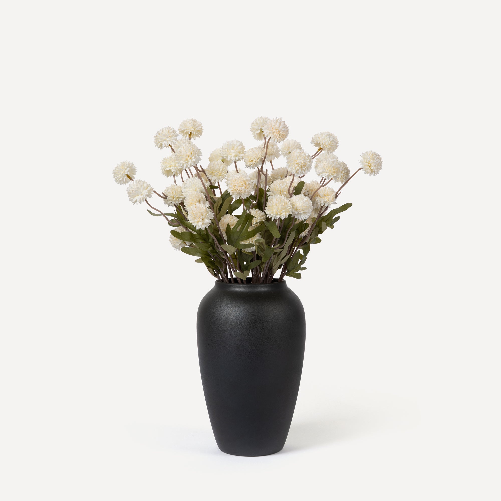 Globe Chrysanthemums - Faux Flower Stems - White, Blush, Rouge