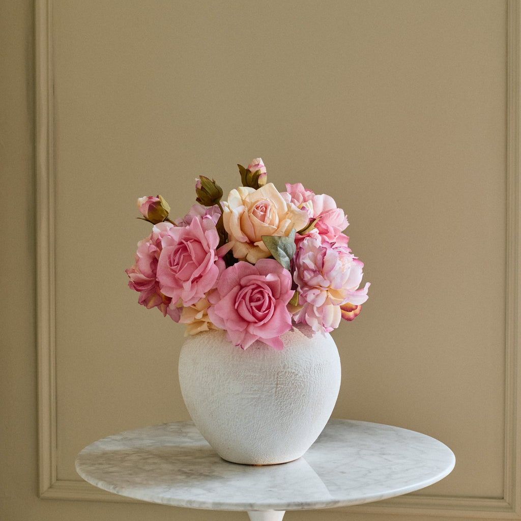 Allegra - Faux Flower Arrangement - Soft Pinks & Purples