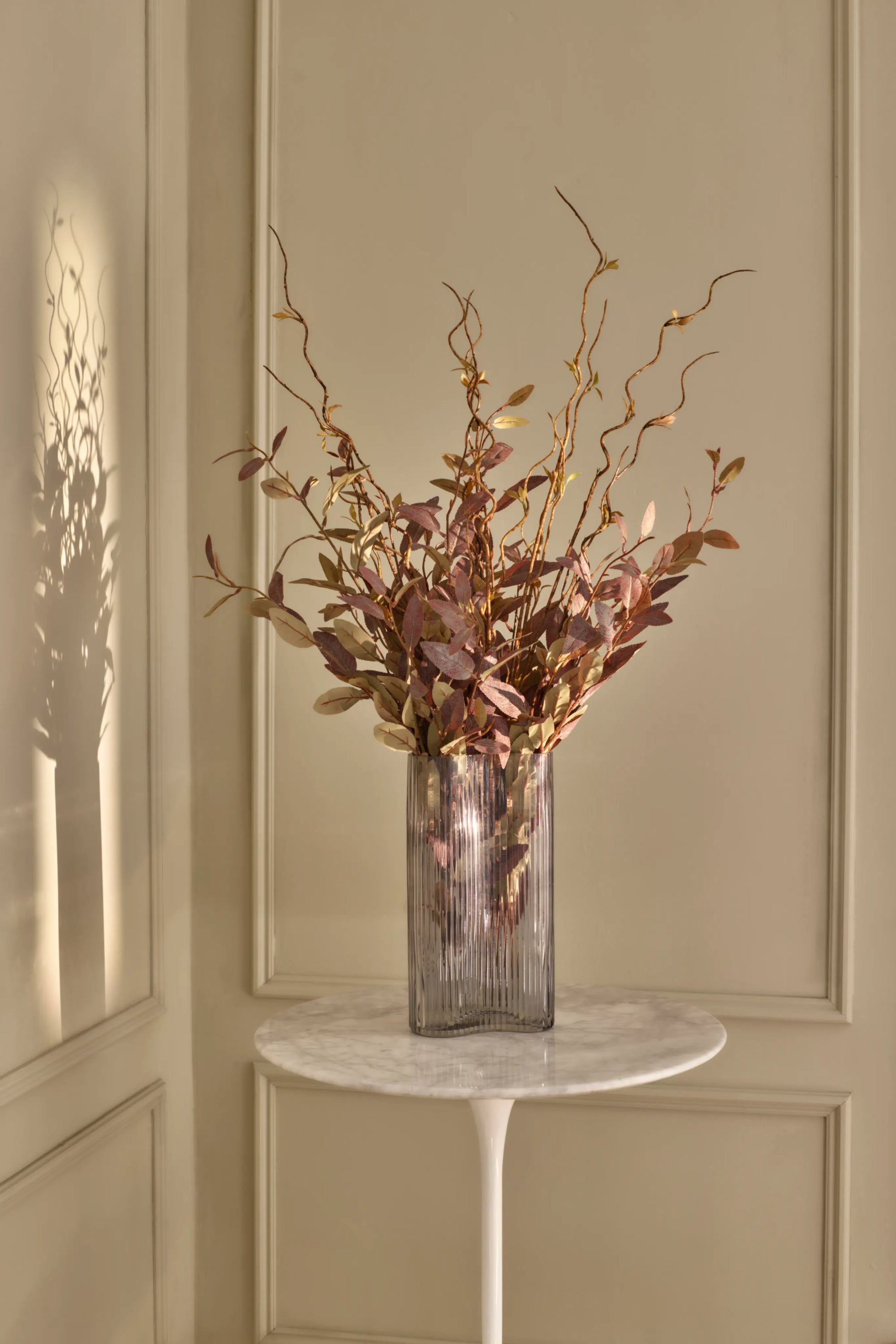 Twig & Eucalyptus - Faux Foliage Arrangement - Browns & Greens