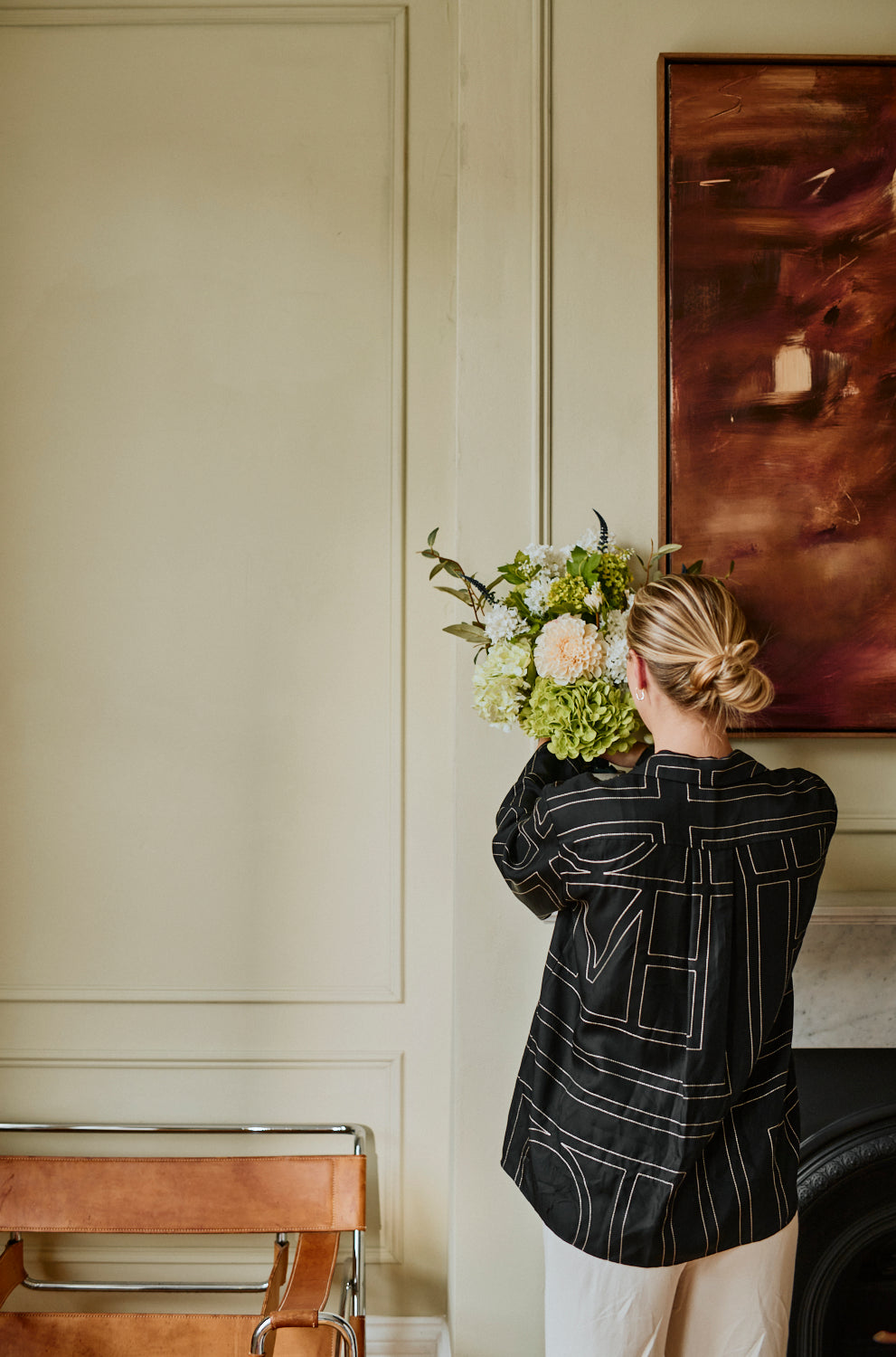 Aida - Faux Flower Arrangement - Greens