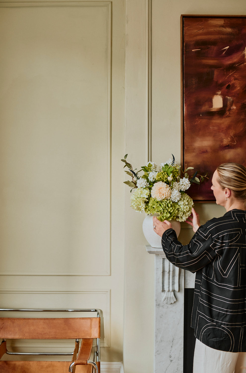 Aida - Faux Flower Arrangement - Greens