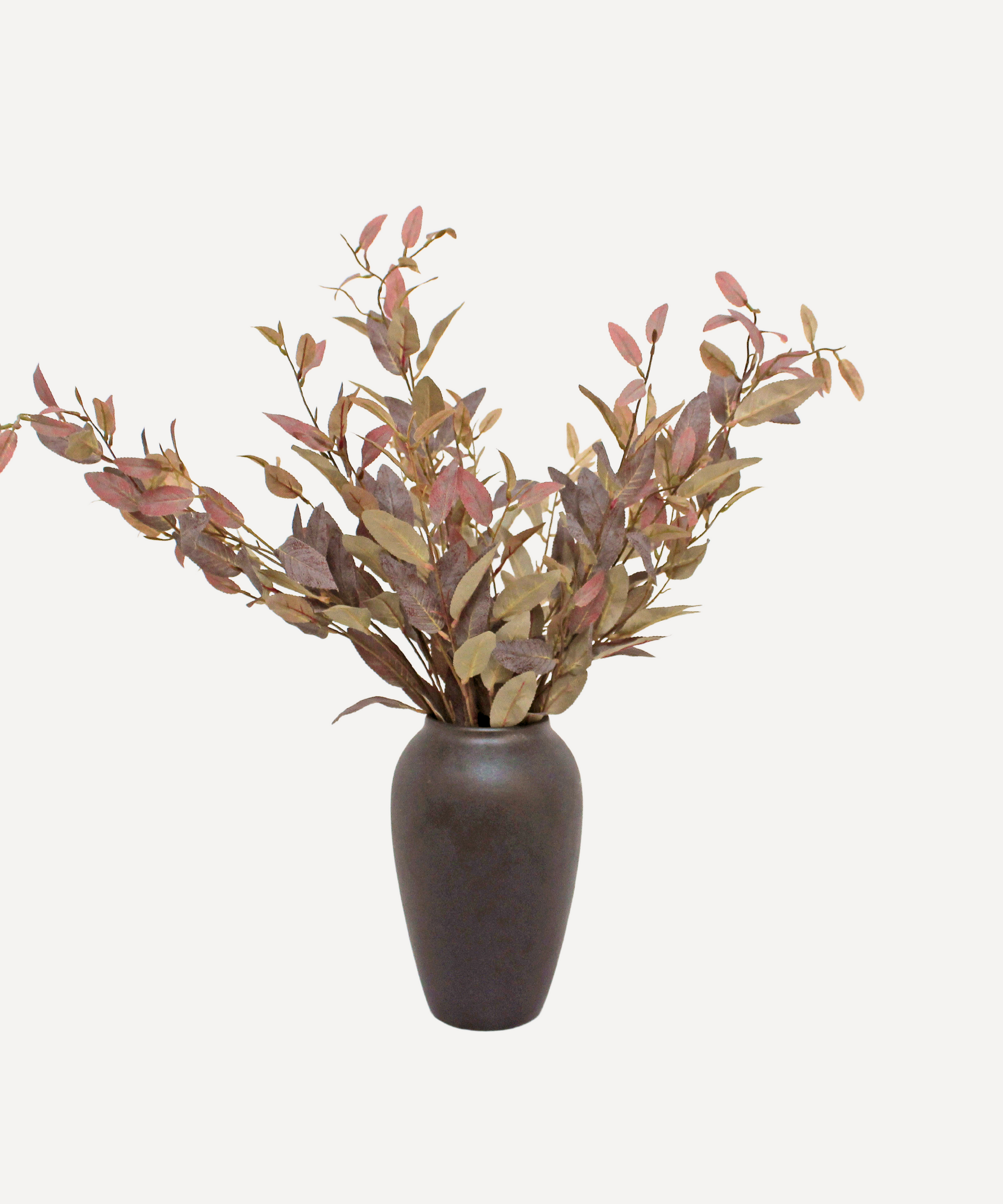 Willow Eucalyptus - Faux Foliage Stems - Purple, Green, Auburn