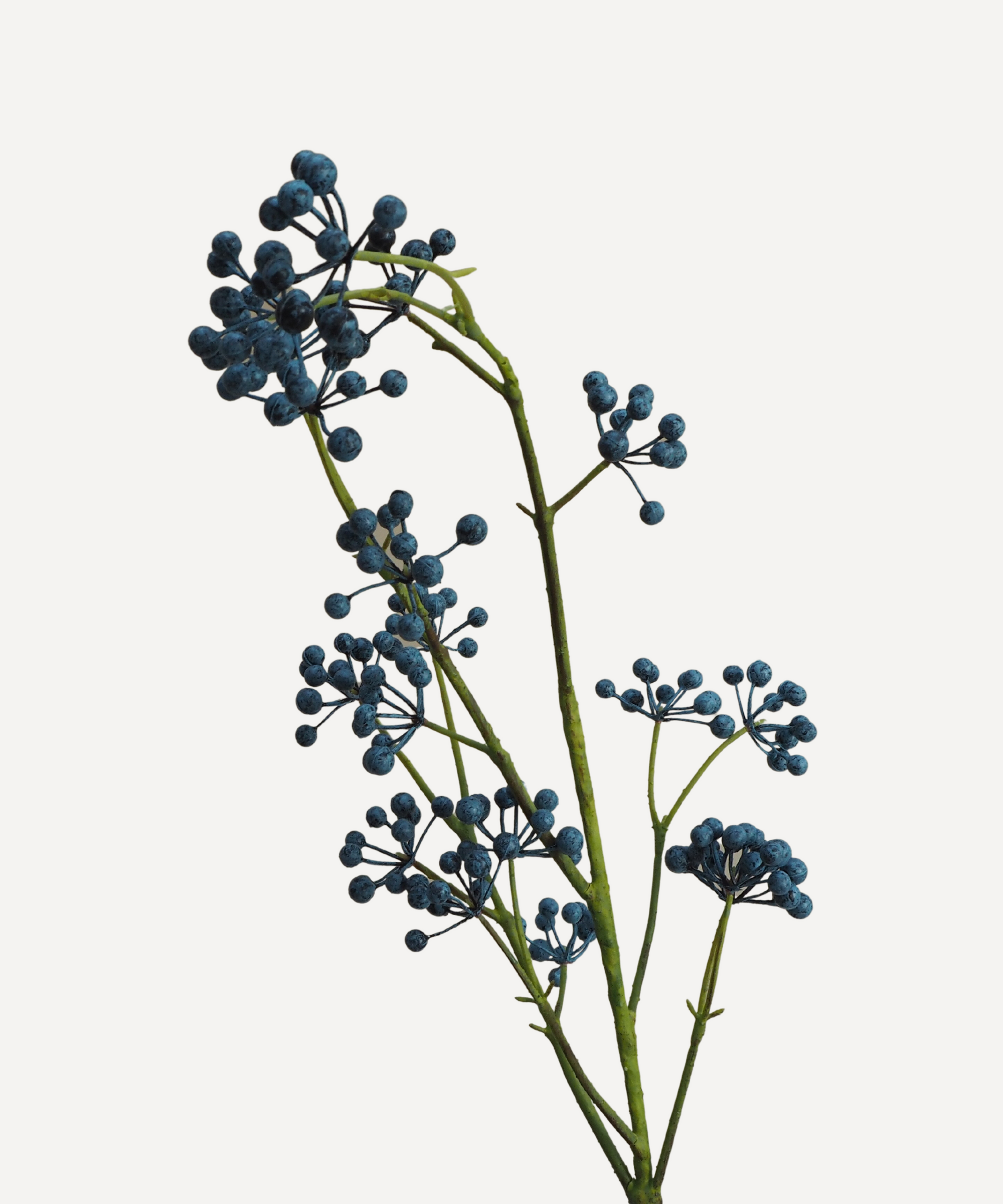 Berries - Faux Foliage Stems - Green, Blue, Red
