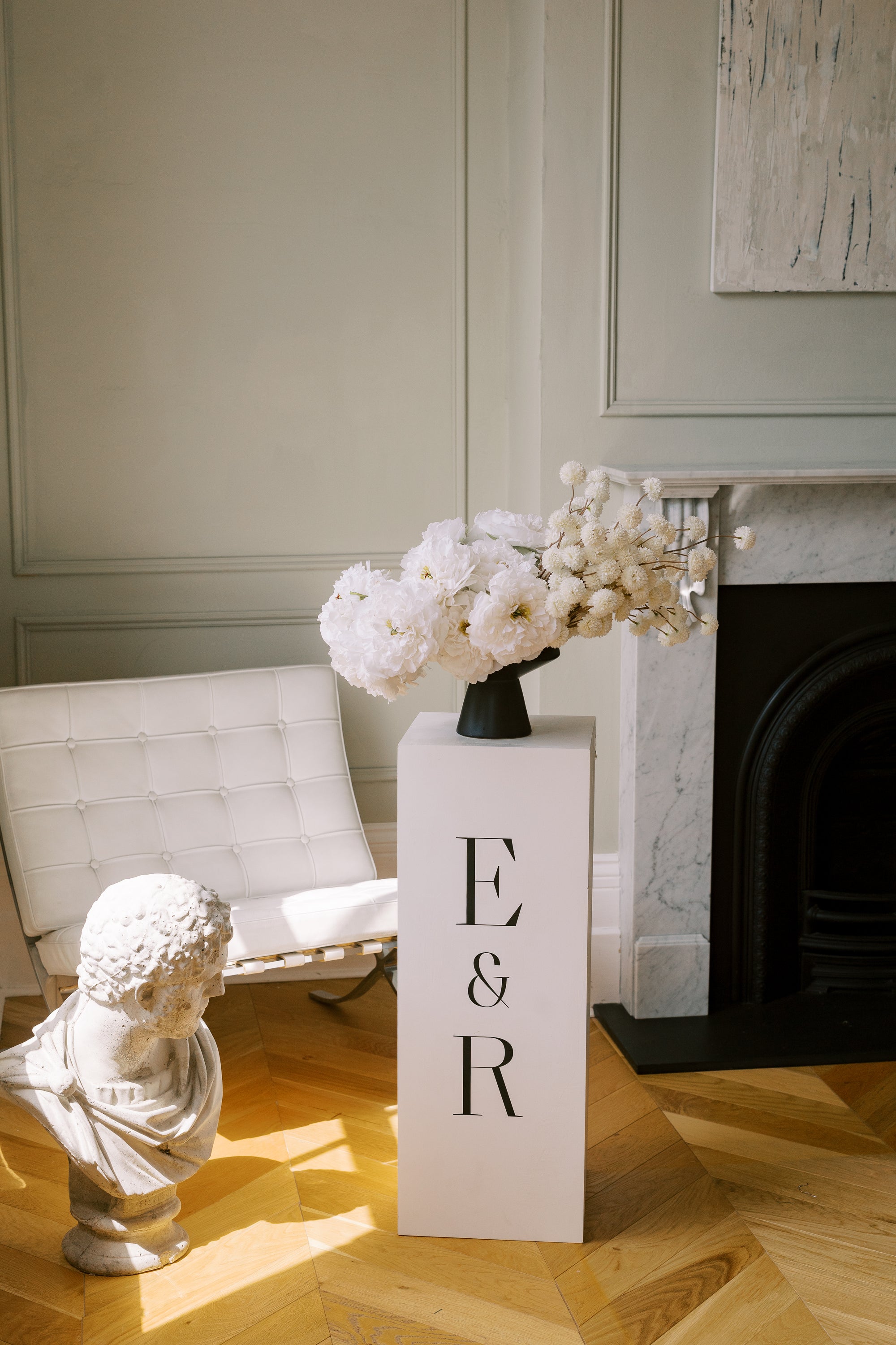 Large Arrangement for Hire - Faux Flower Arrangement & Vase