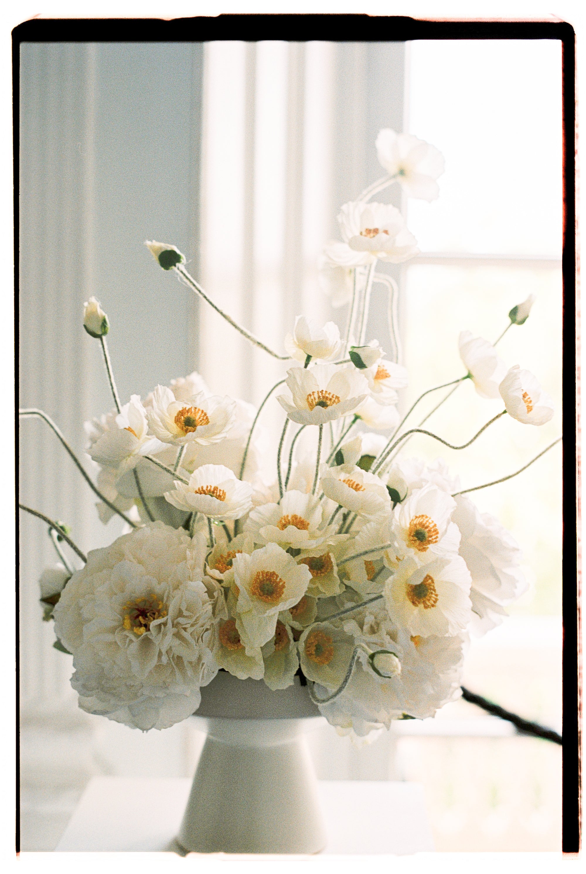 Large Arrangement for Hire - Faux Flower Arrangement & Vase