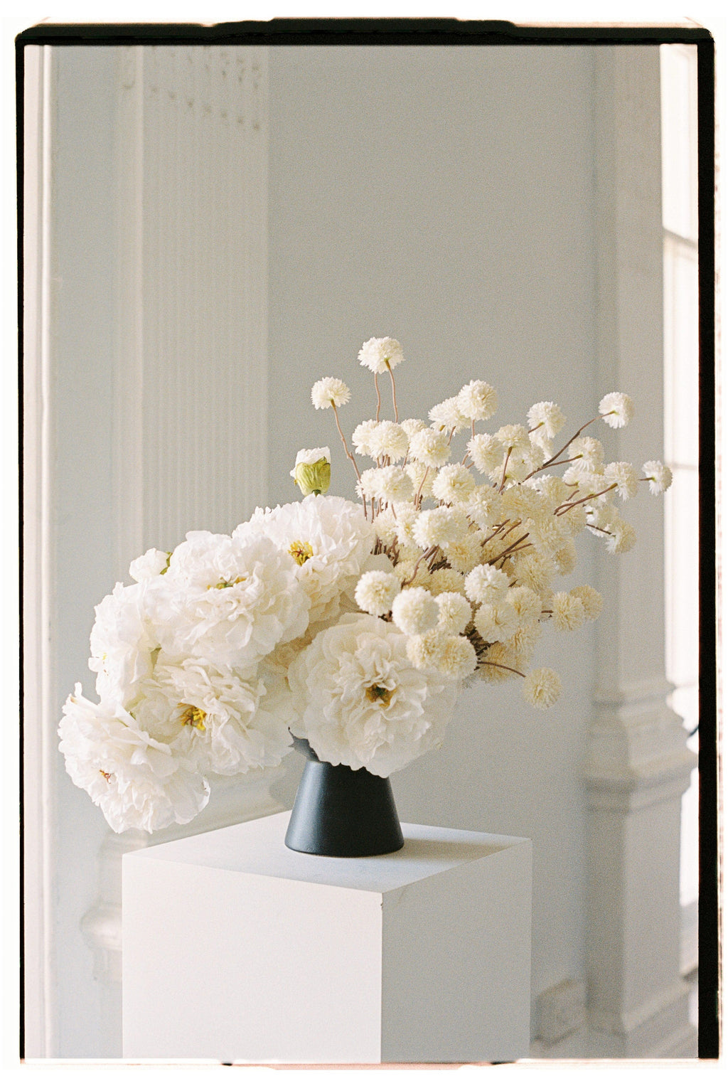 Large Arrangement for Hire - Faux Flower Arrangement & Vase