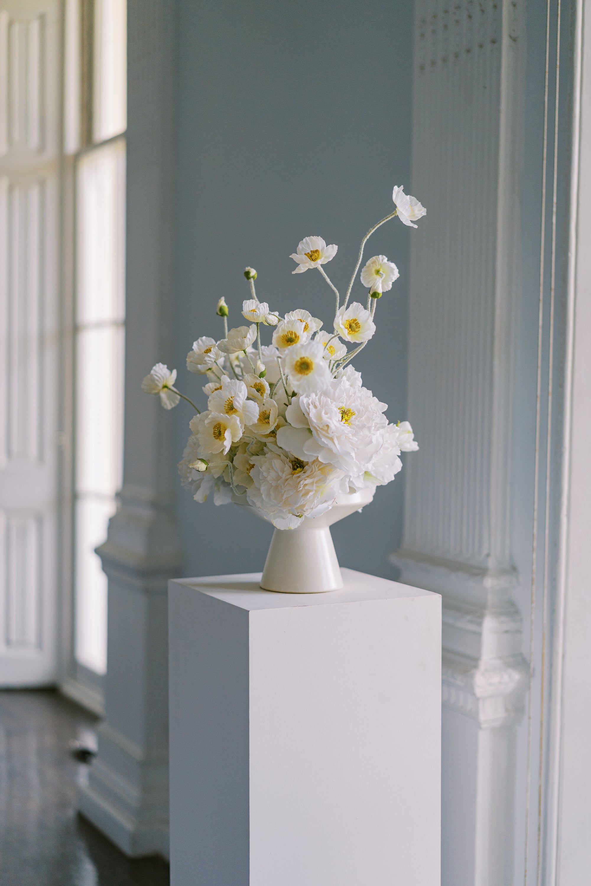 Large Arrangement for Hire - Faux Flower Arrangement & Vase