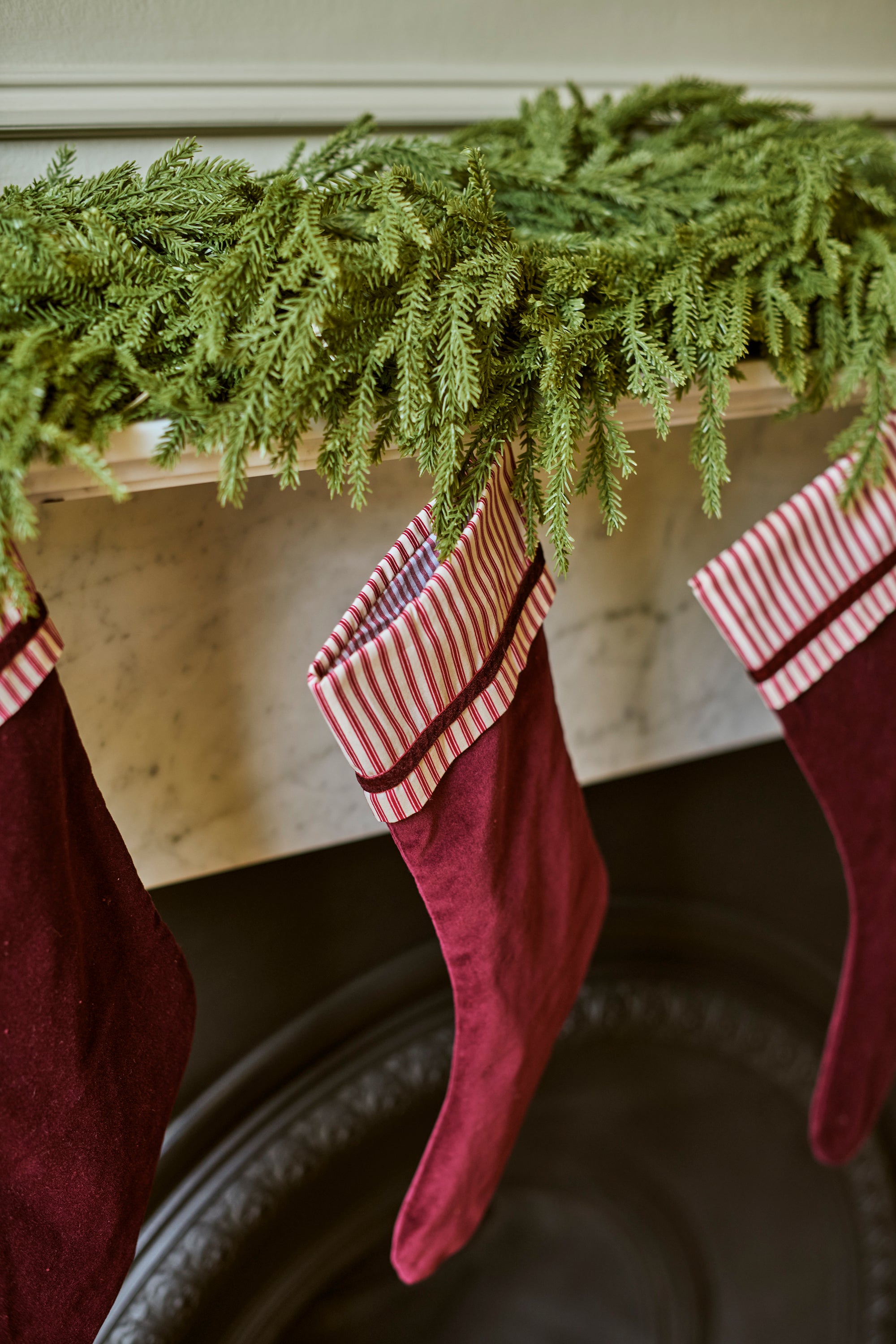 Velvet Christmas Stocking