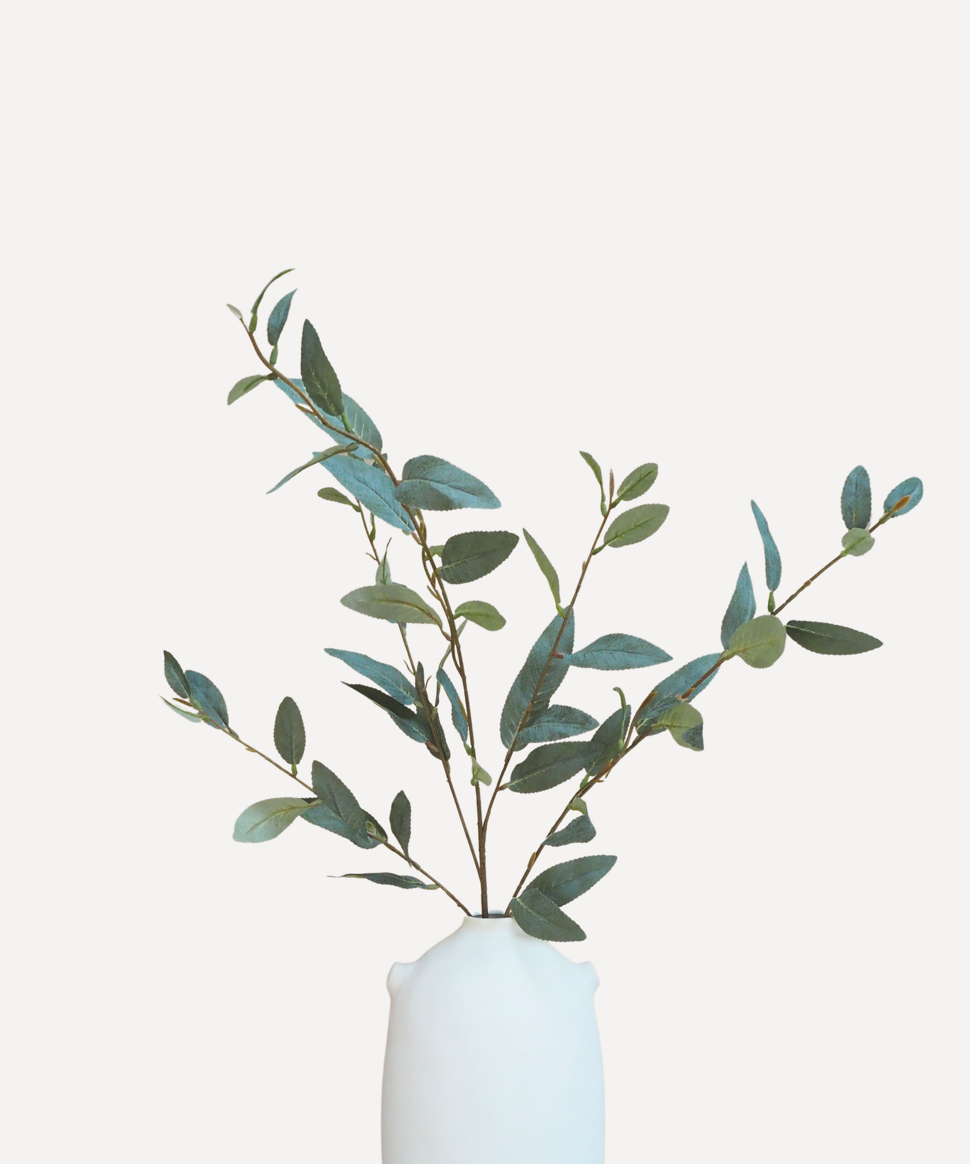 Willow Eucalyptus - Faux Foliage Stems - Purple, Green, Auburn