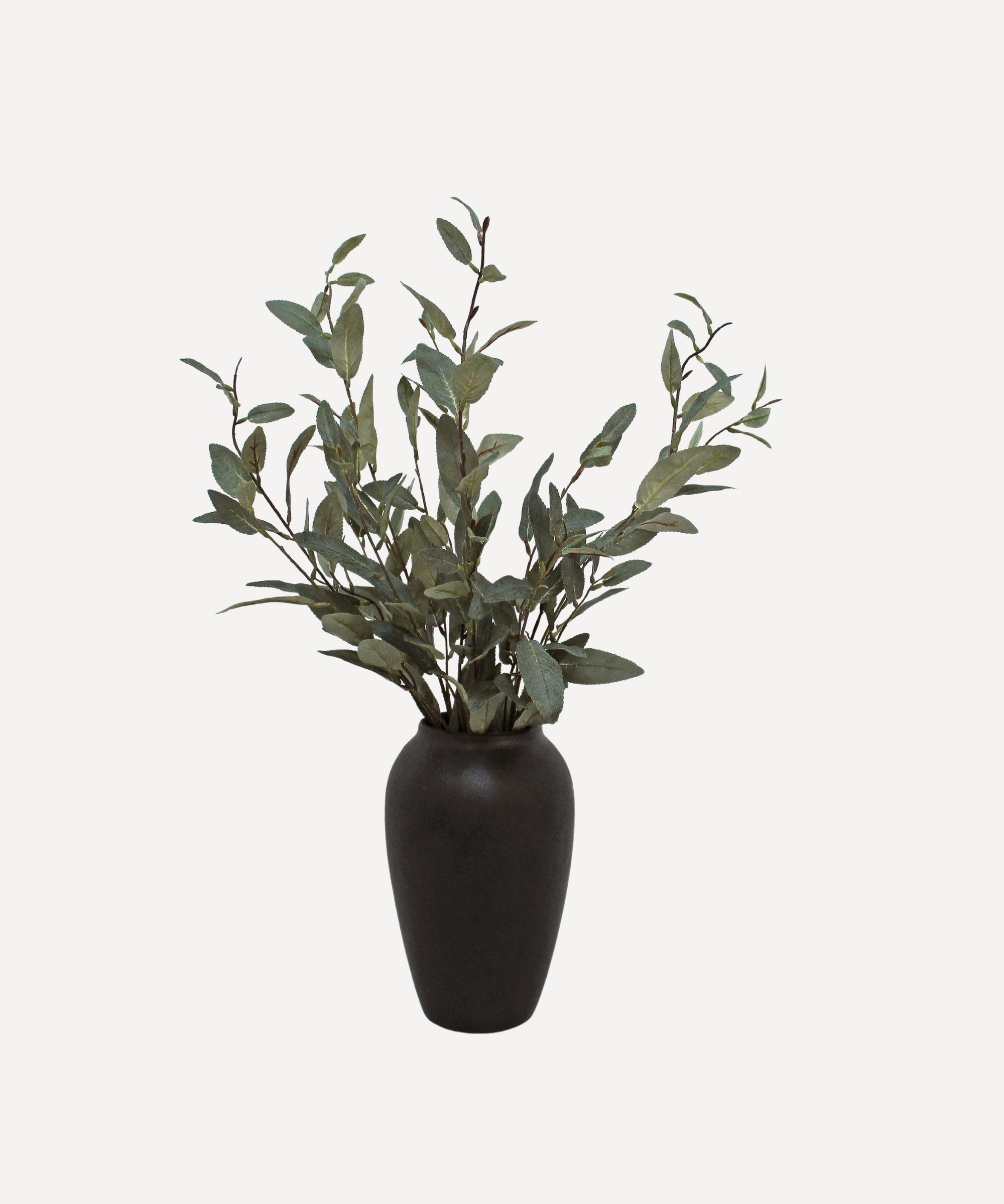 Willow Eucalyptus - Faux Foliage Stems - Purple, Green, Auburn