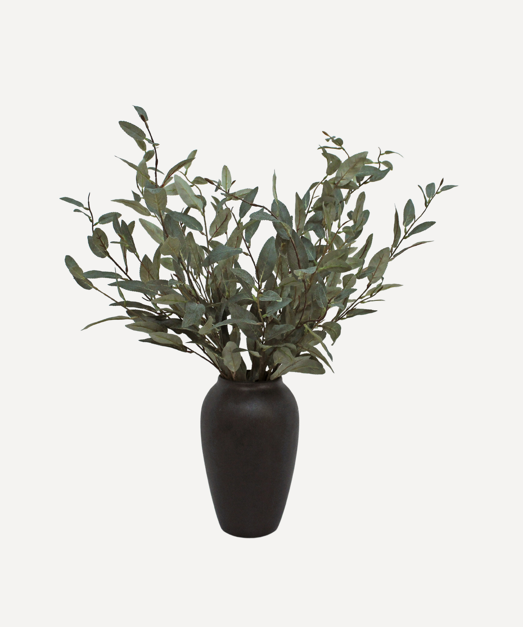 Willow Eucalyptus - Faux Foliage Stems - Purple, Green, Auburn