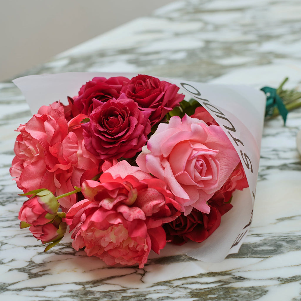 Inamorata - Faux Flower Arrangement - Pink's & Red's
