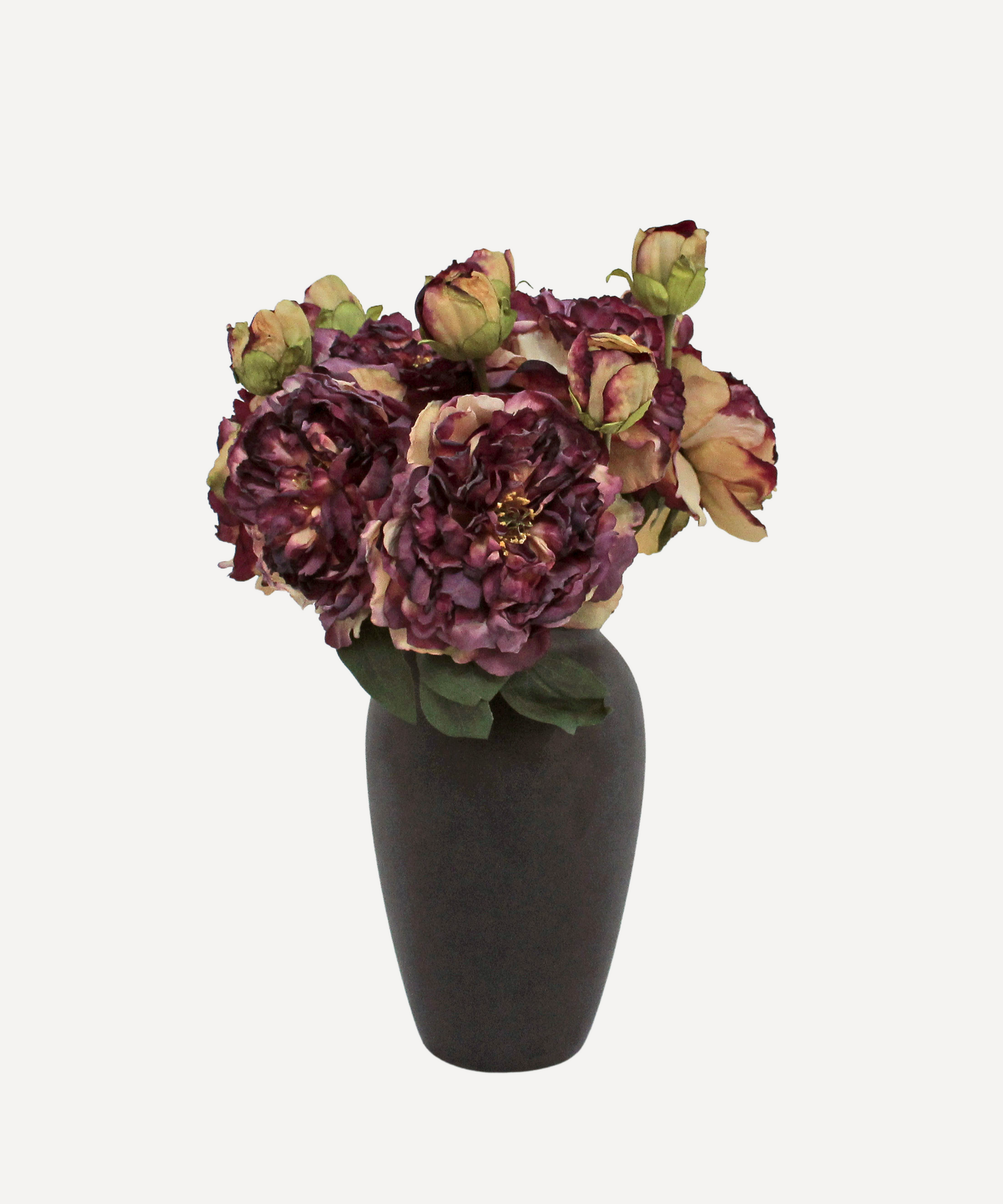 Blooming Peony - Faux Flower Stems - Blush Pink, White, Lavender, Coral, Merlot