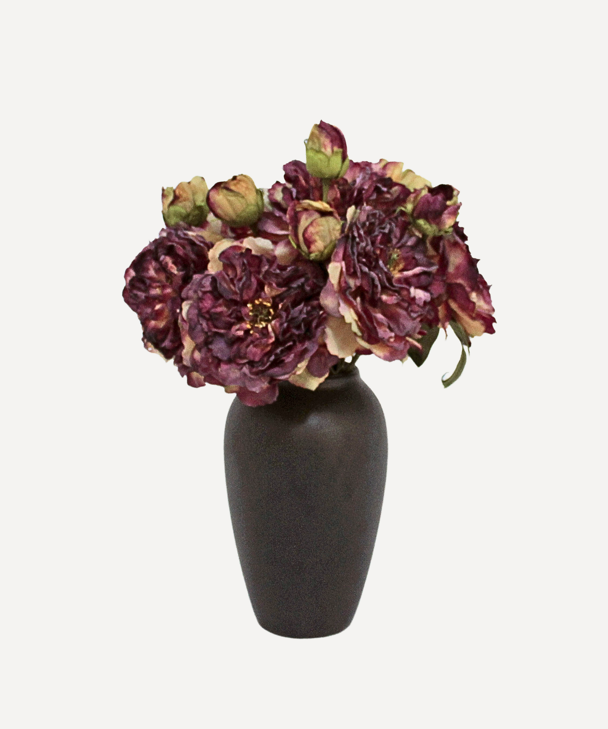 Blooming Peony - Faux Flower Stems - Blush Pink, White, Lavender, Coral, Merlot