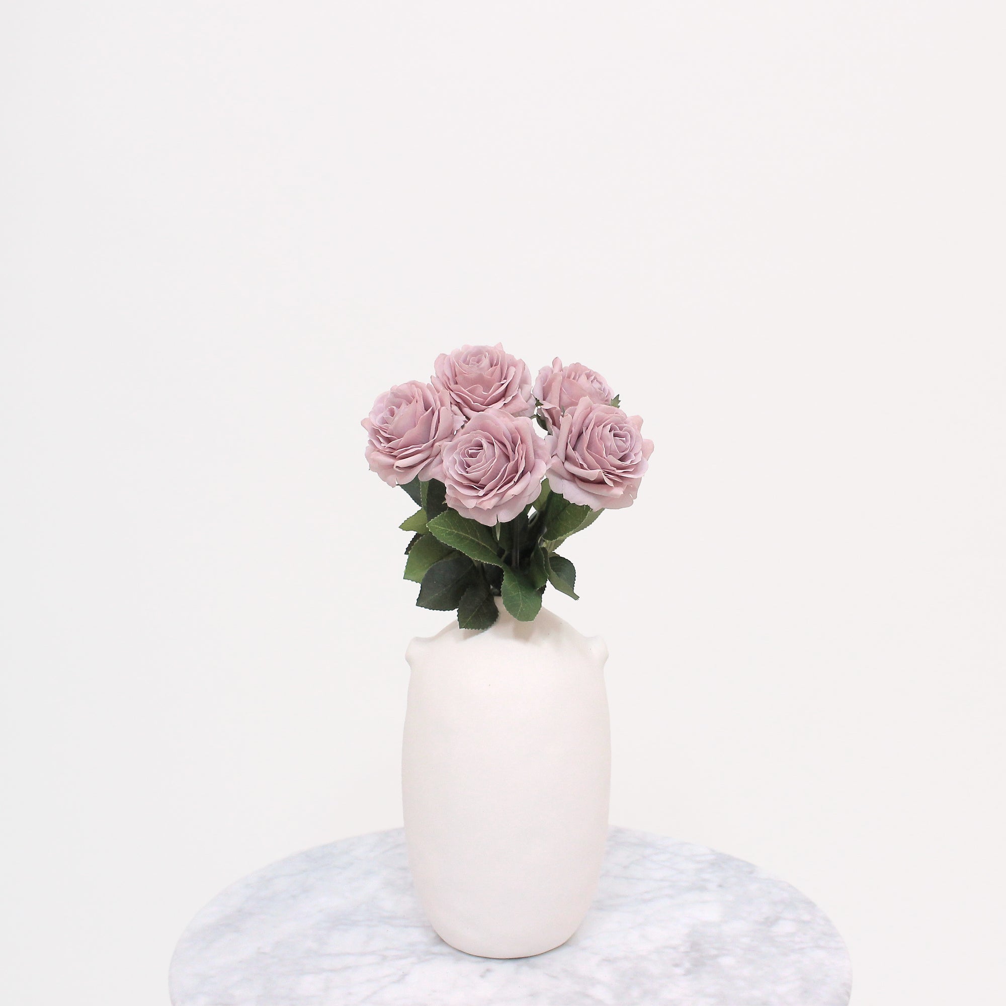 Small Roses - Faux Flower Stems - White, Blush, Magenta, Burnt Orange, Peach