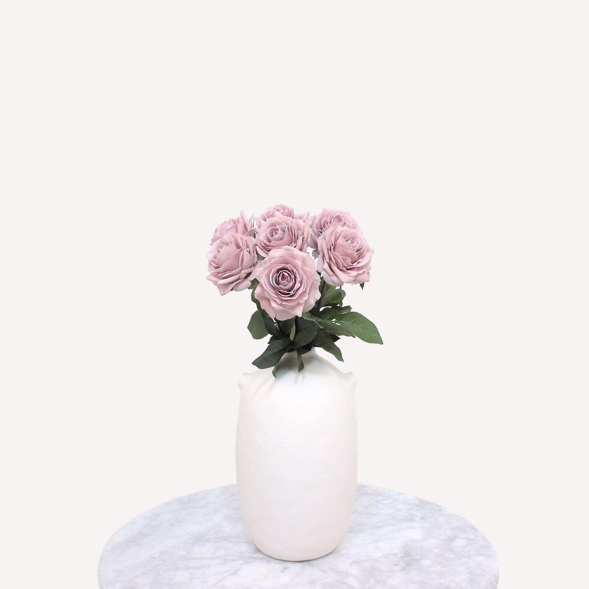 Small Roses - Faux Flower Stems - White, Blush, Magenta, Burnt Orange, Peach