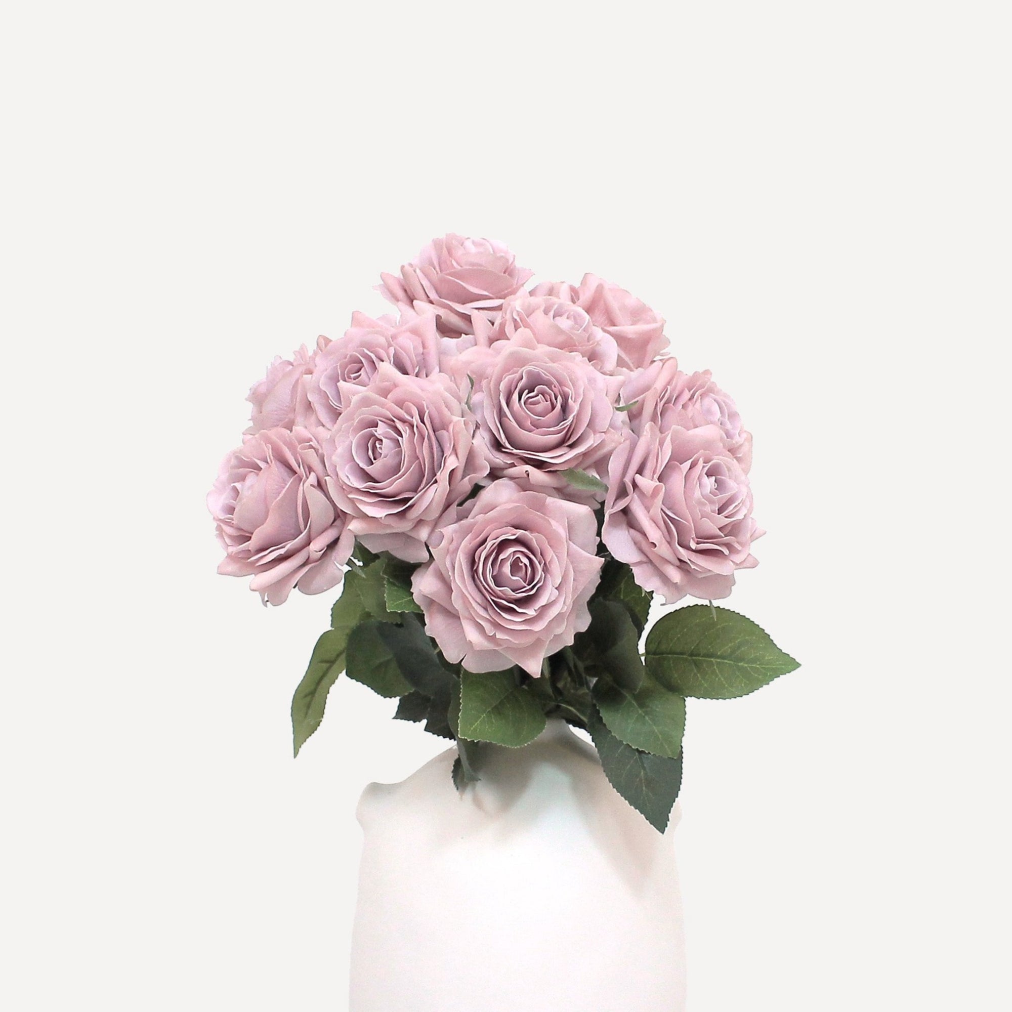 Small Roses - Faux Flower Stems - White, Blush, Magenta, Burnt Orange, Peach