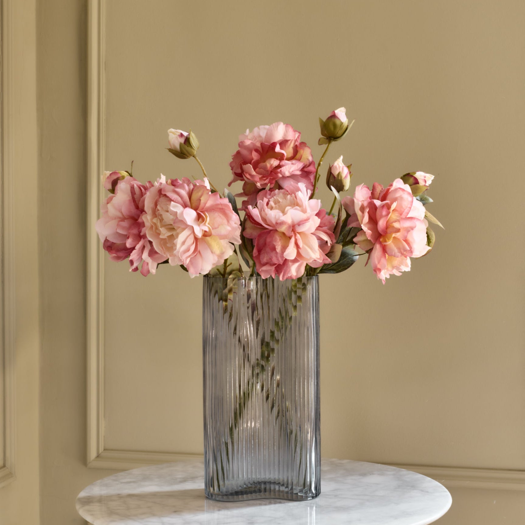 Peony - Faux Flower Stems