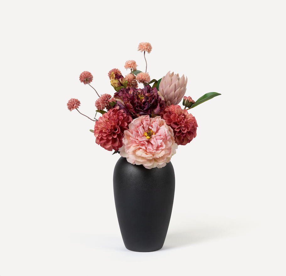 Lovisa - Faux Flower Arrangement - Pinks & Reds