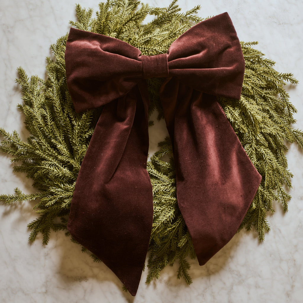 Velvet Christmas Bow